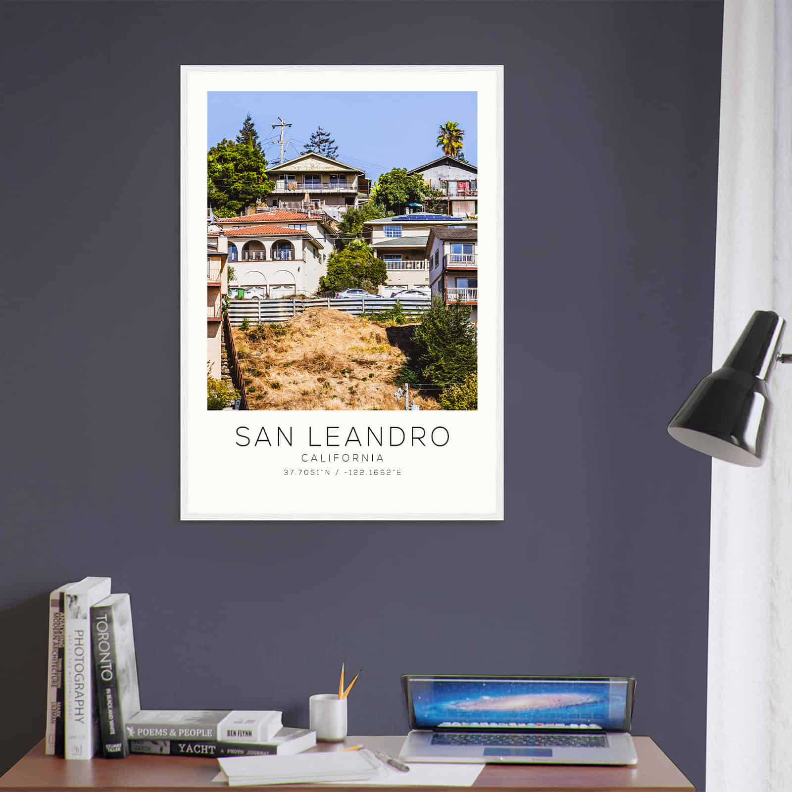 Deerfield Kansas Map Poster, Modern Home Decor Wall Art Print (Copy)