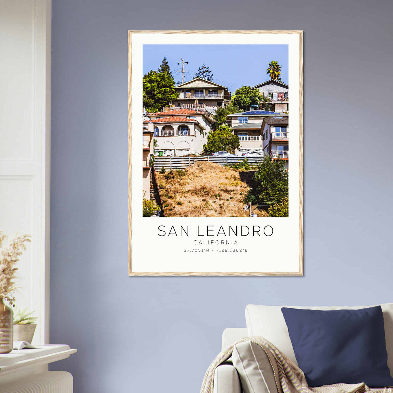 Deerfield Kansas Map Poster, Modern Home Decor Wall Art Print (Copy)