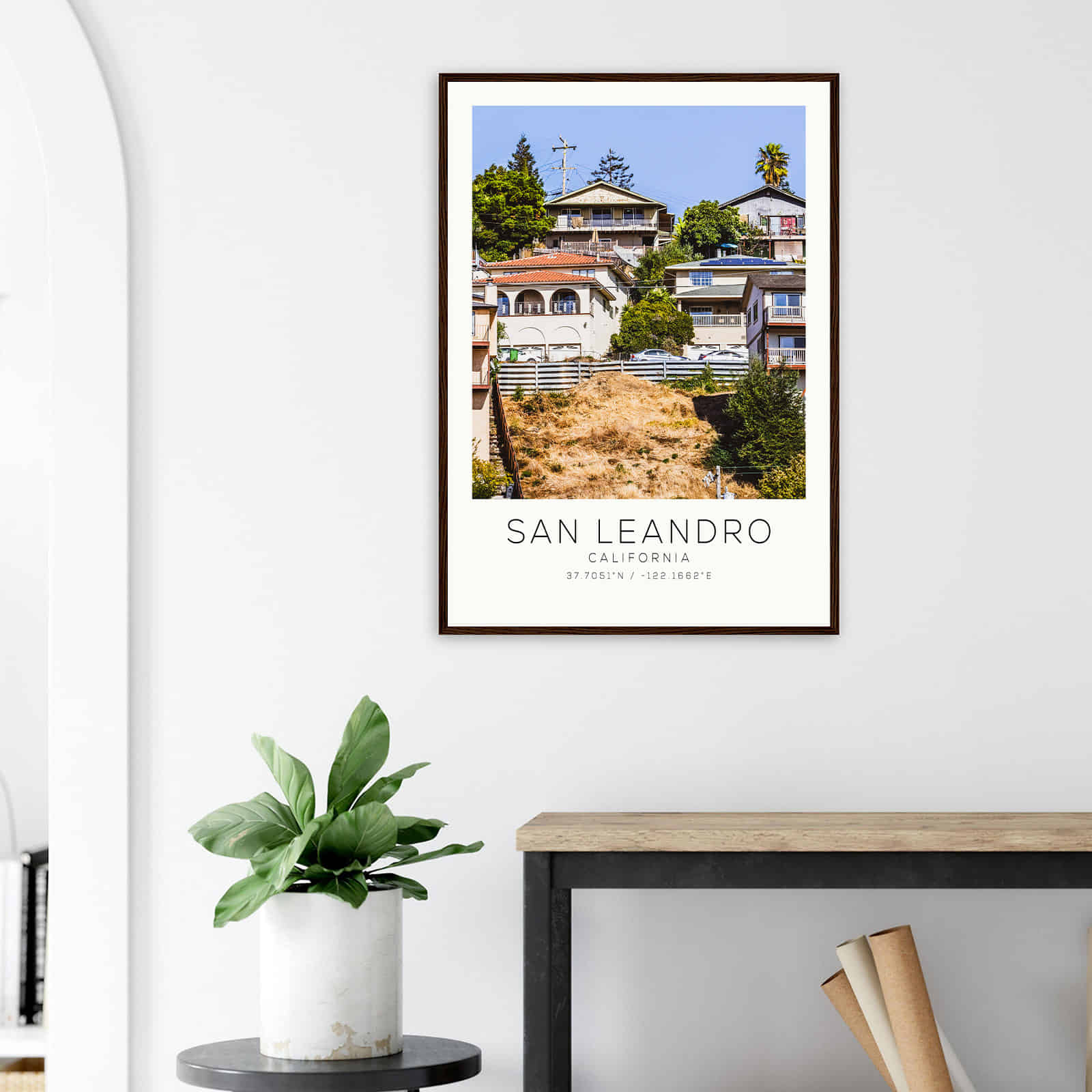 Deerfield Kansas Map Poster, Modern Home Decor Wall Art Print (Copy)