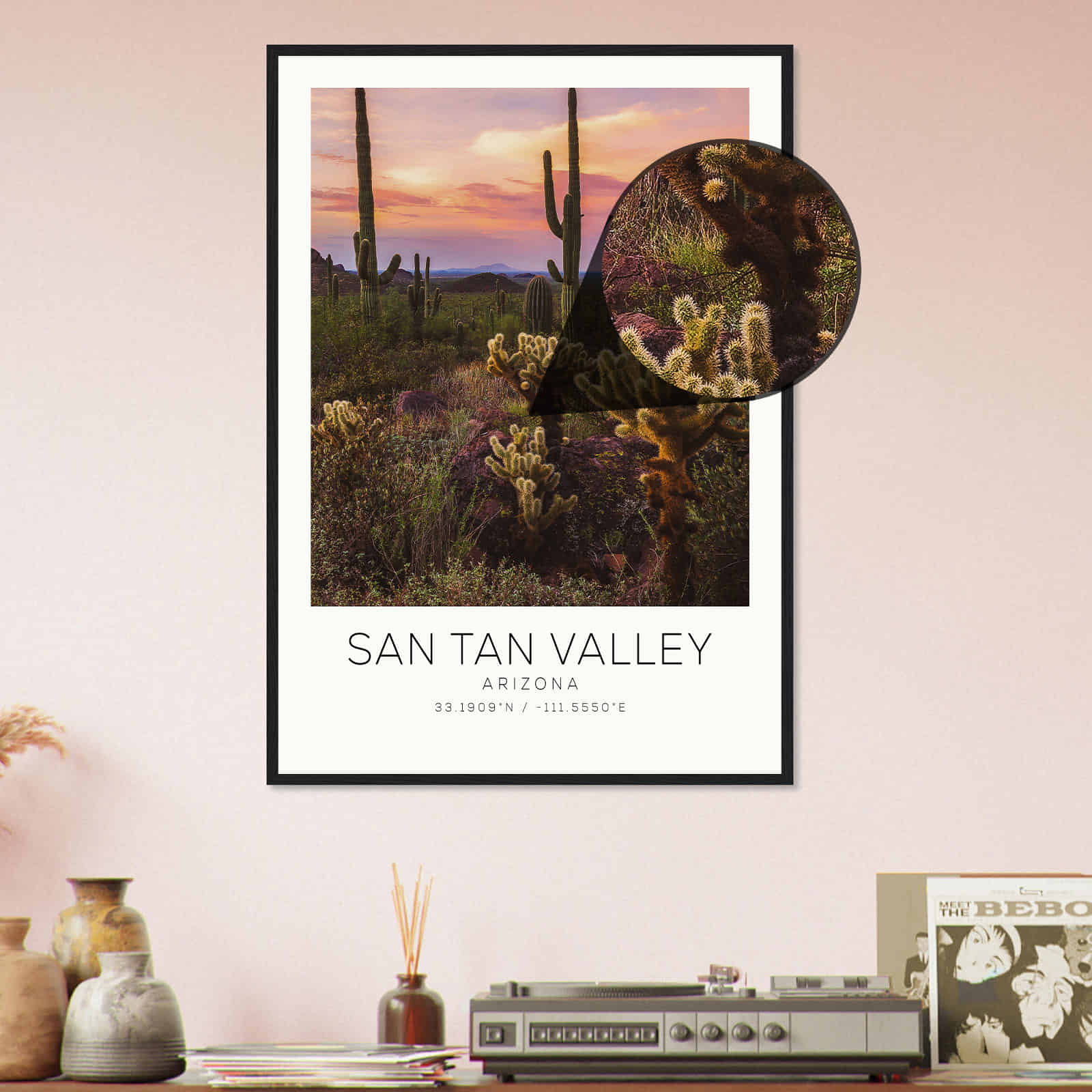 Deerfield Kansas Map Poster, Modern Home Decor Wall Art Print (Copy)