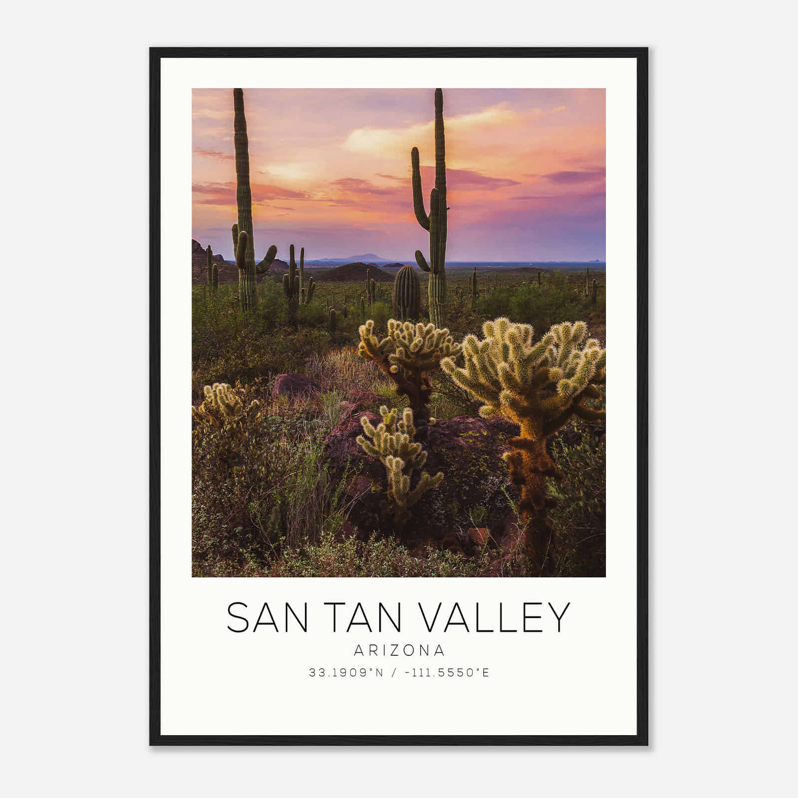 San Tan Valley Arizona Photo Travel Poster, San Tan Valley Travel Print, Minimalist Travel Print San Tan Valley Arizona Photo Travel Poster, San Tan Valley Travel Print, Minimalist Travel Print