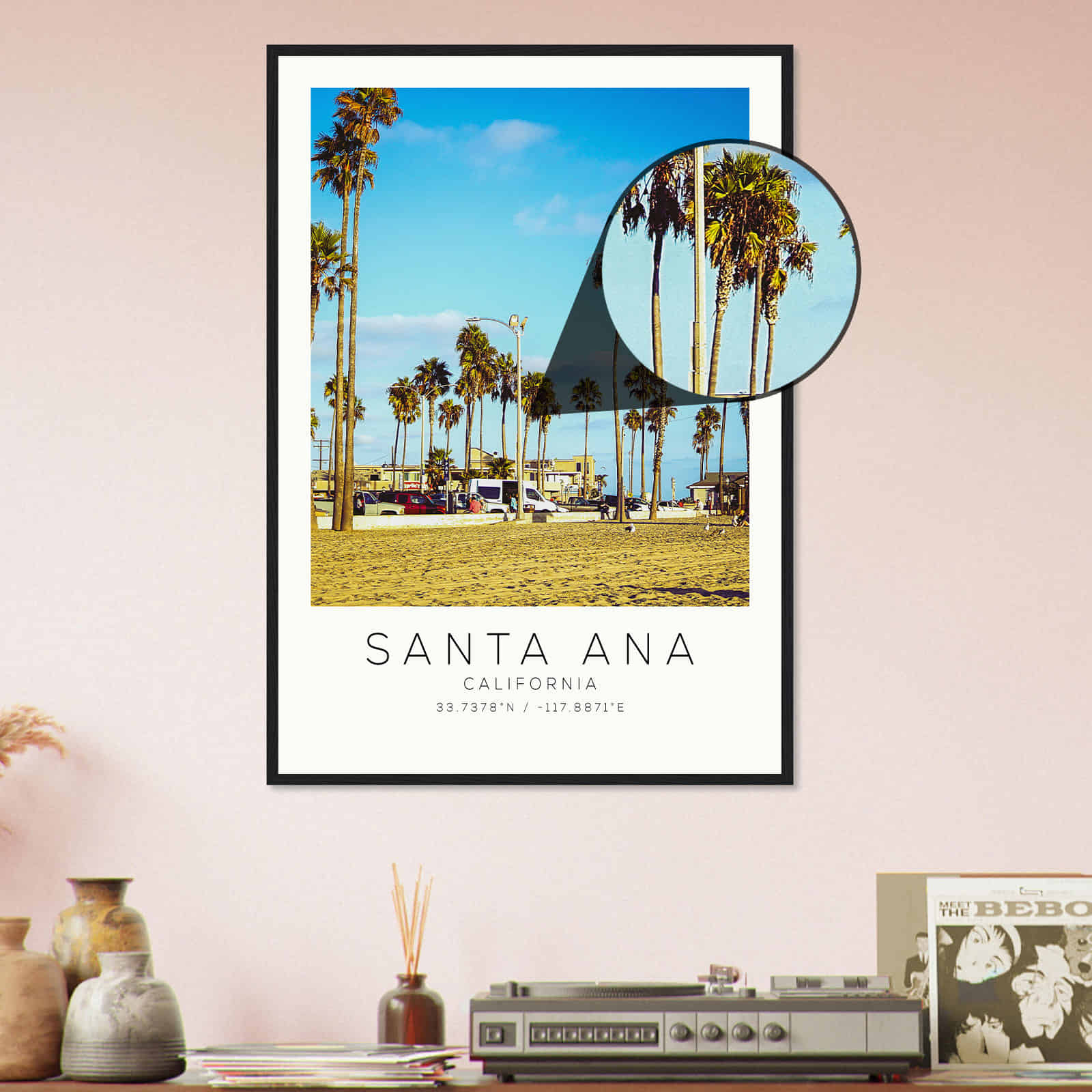 Deerfield Kansas Map Poster, Modern Home Decor Wall Art Print (Copy)