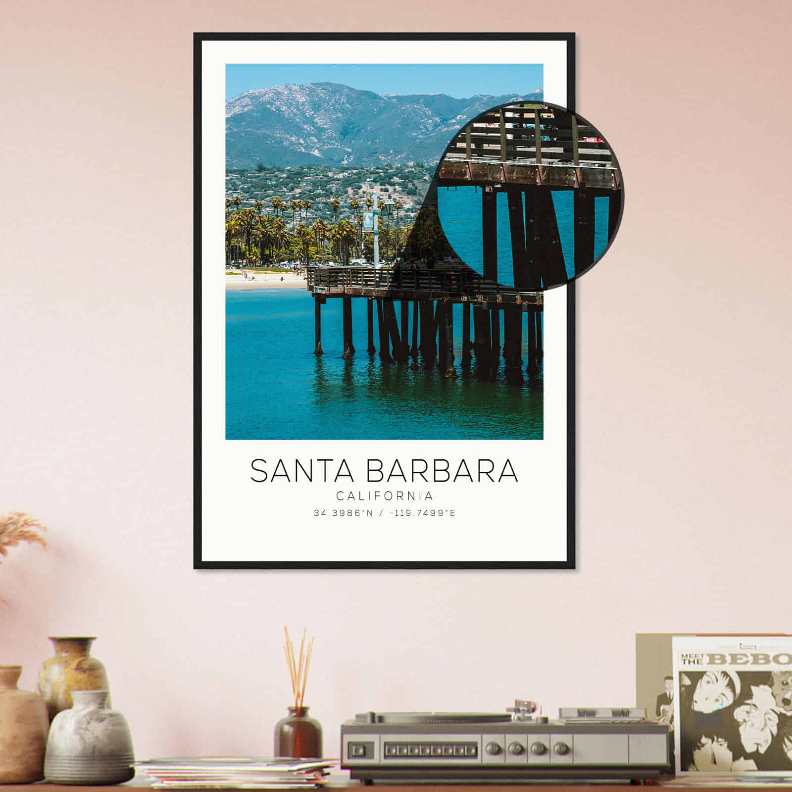 Deerfield Kansas Map Poster, Modern Home Decor Wall Art Print (Copy)