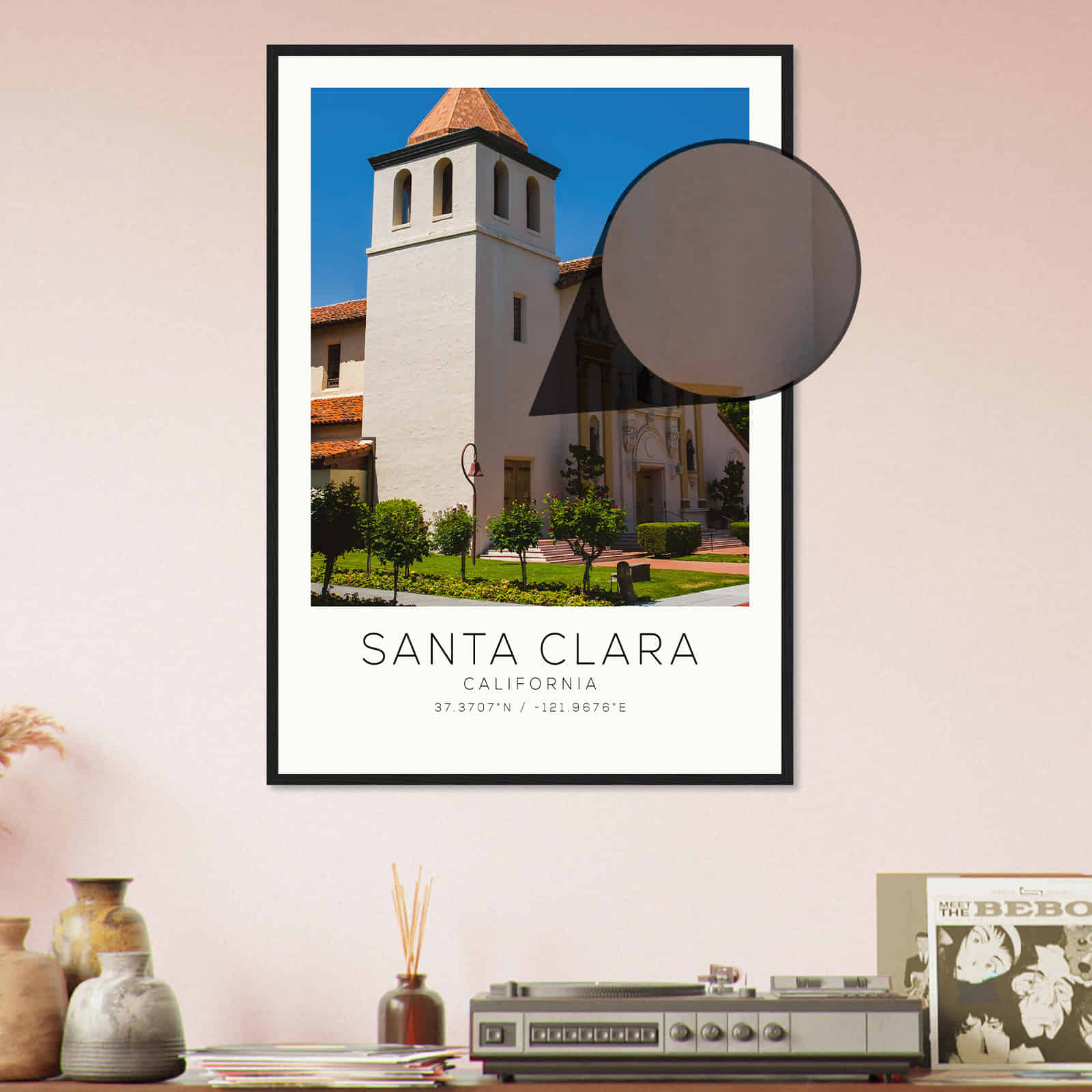 Deerfield Kansas Map Poster, Modern Home Decor Wall Art Print (Copy)