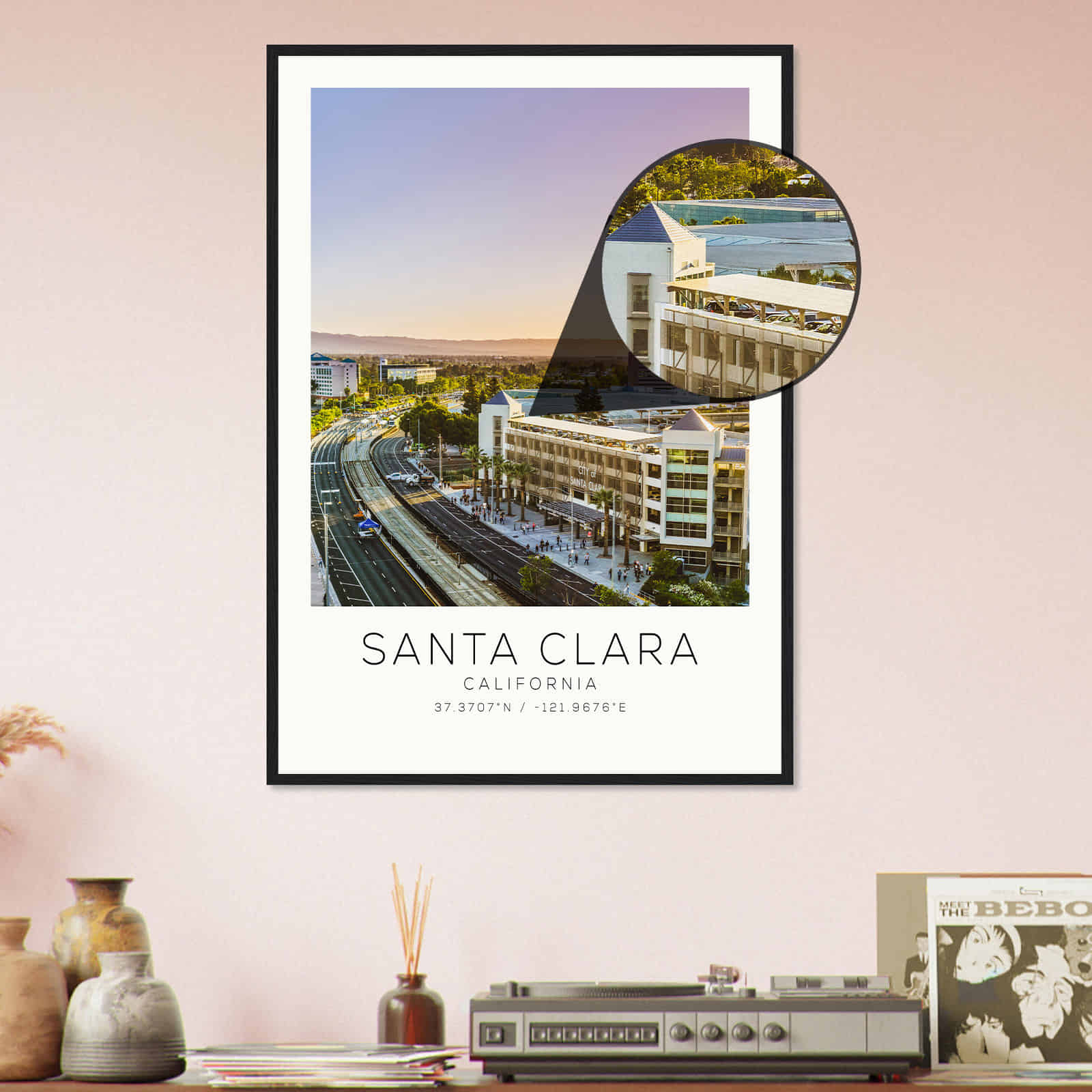 Deerfield Kansas Map Poster, Modern Home Decor Wall Art Print (Copy)