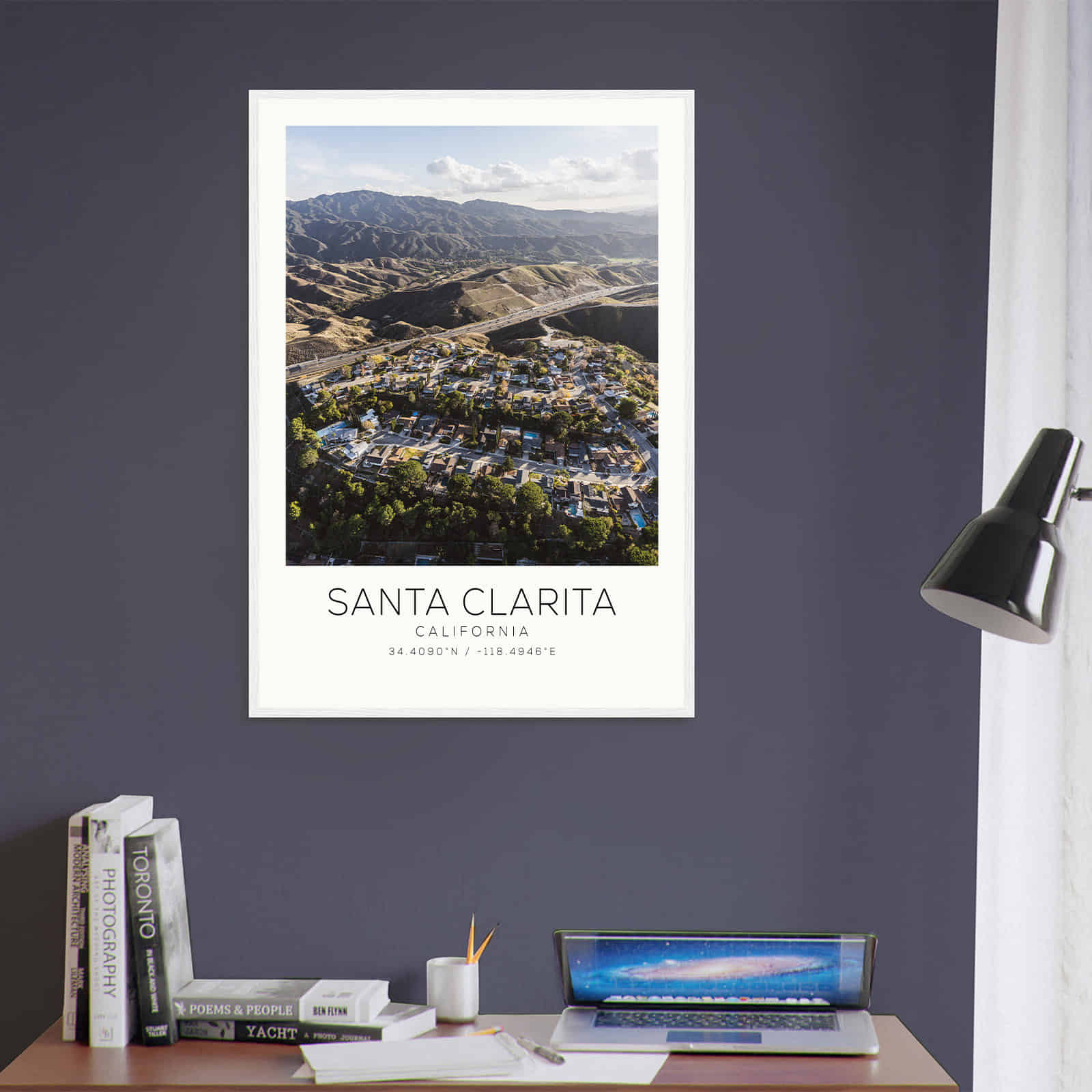 Deerfield Kansas Map Poster, Modern Home Decor Wall Art Print (Copy)