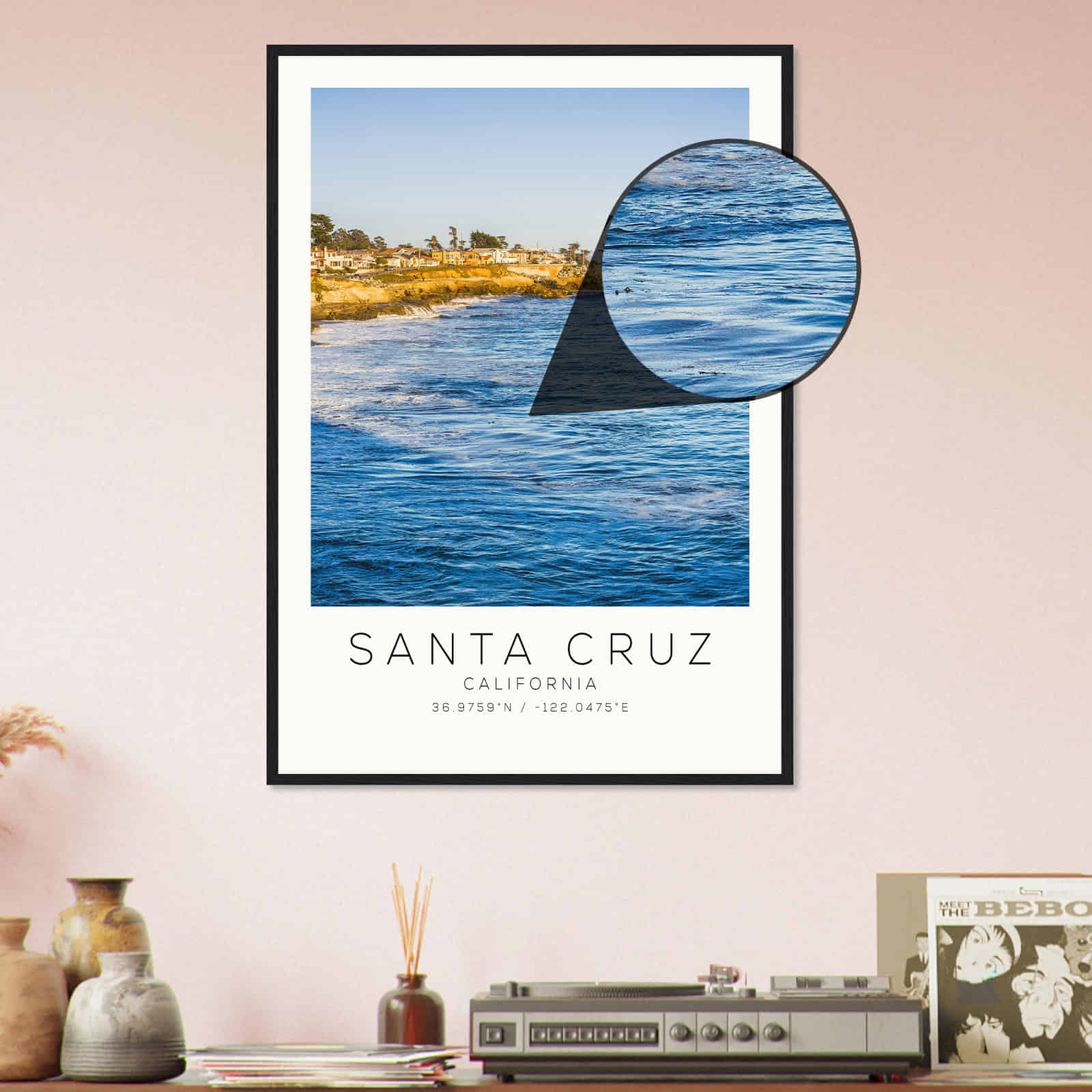 Deerfield Kansas Map Poster, Modern Home Decor Wall Art Print (Copy)