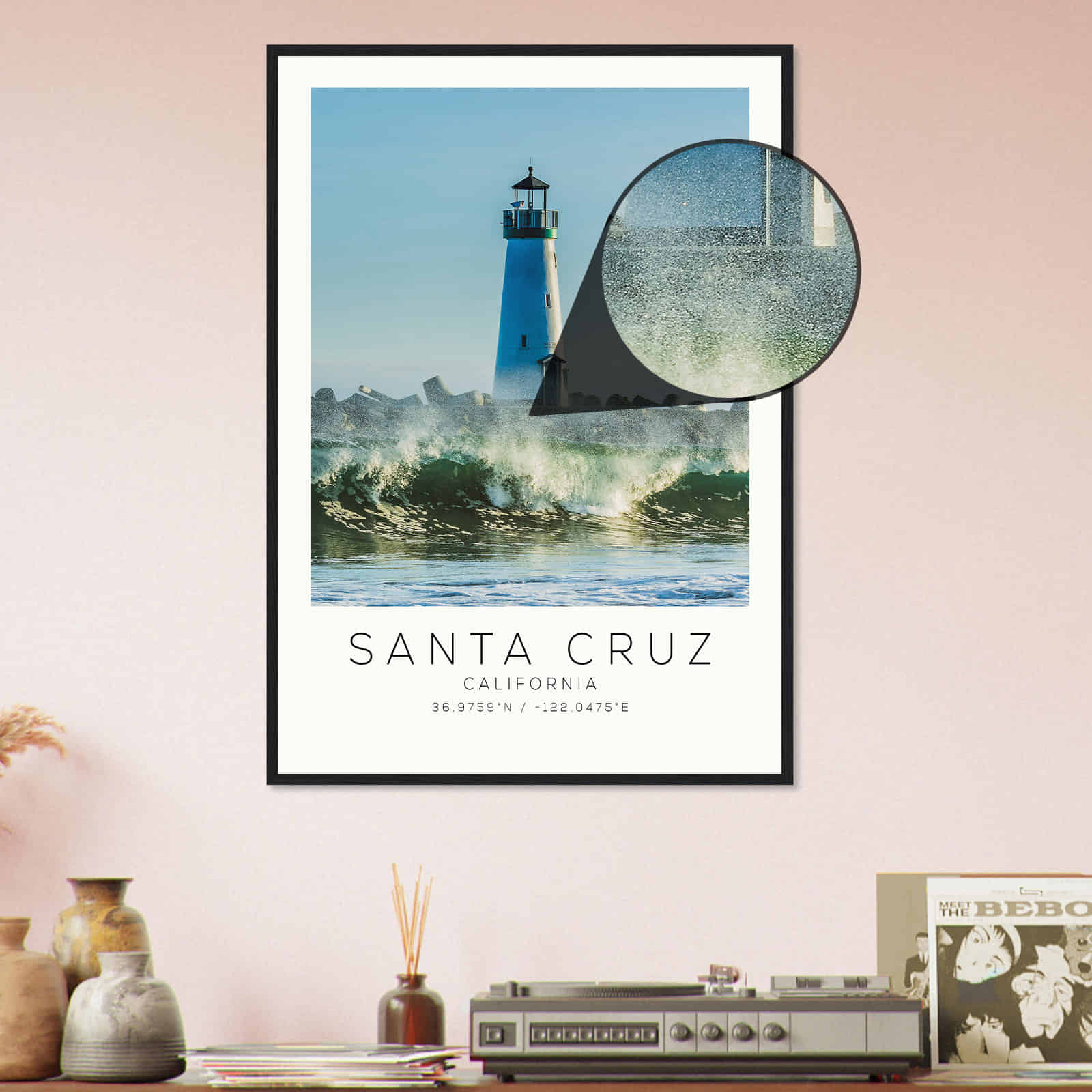 Deerfield Kansas Map Poster, Modern Home Decor Wall Art Print (Copy)