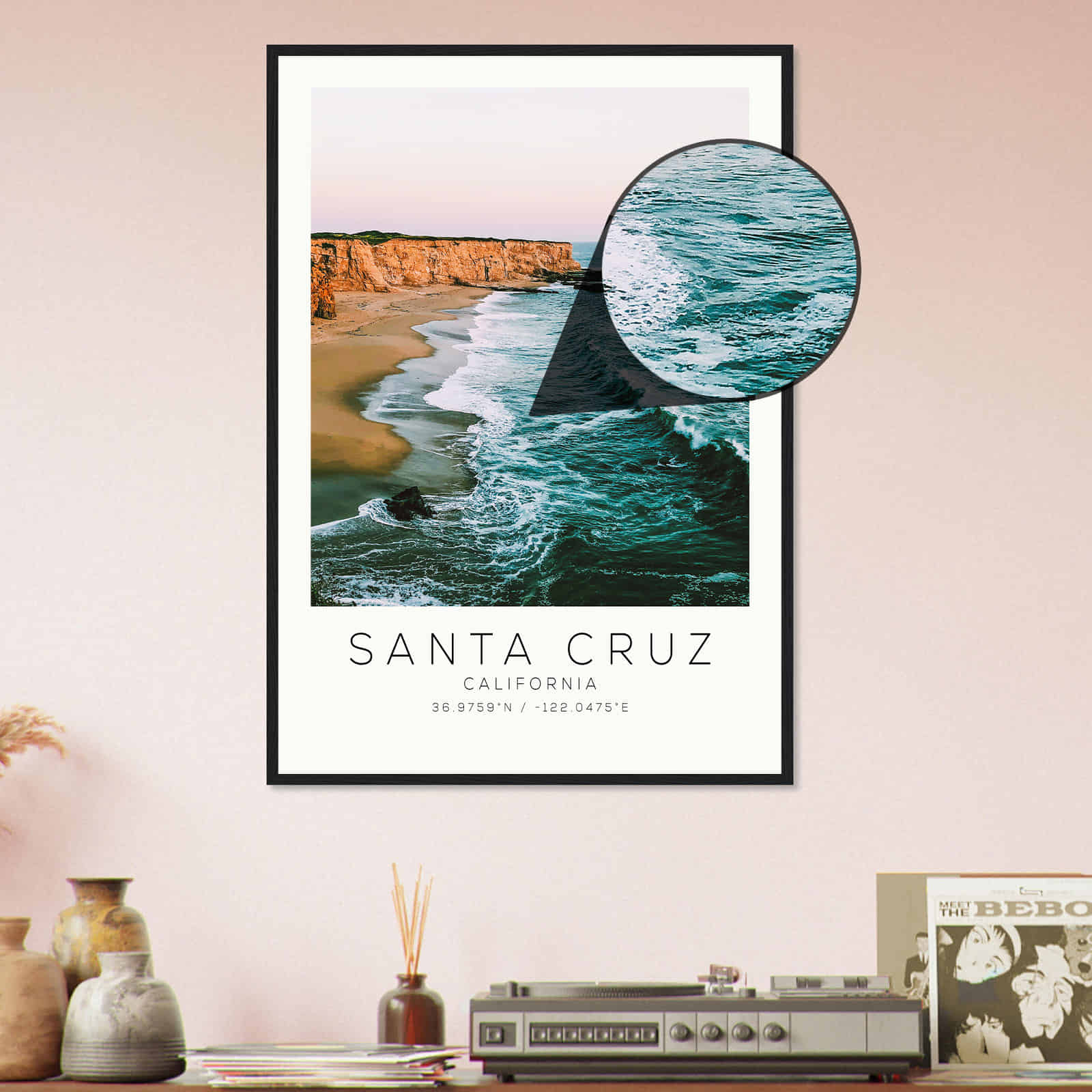 Deerfield Kansas Map Poster, Modern Home Decor Wall Art Print (Copy)