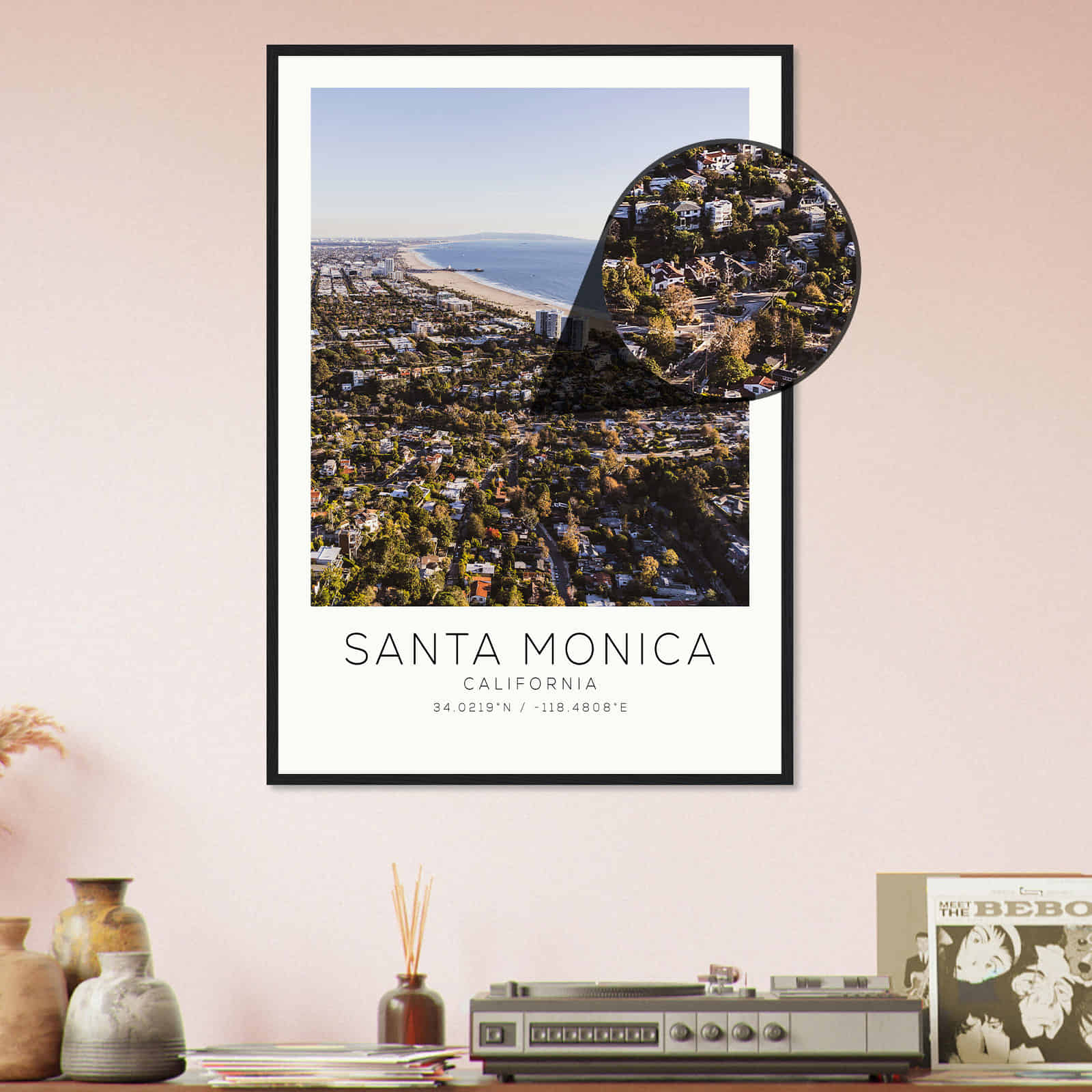 Deerfield Kansas Map Poster, Modern Home Decor Wall Art Print (Copy)