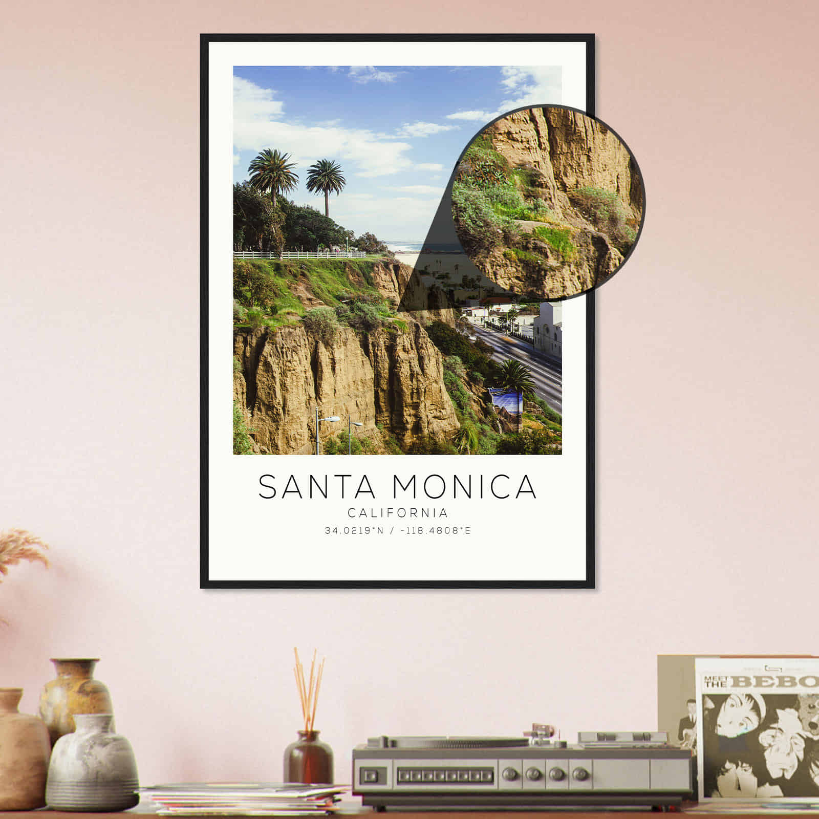 Deerfield Kansas Map Poster, Modern Home Decor Wall Art Print (Copy)