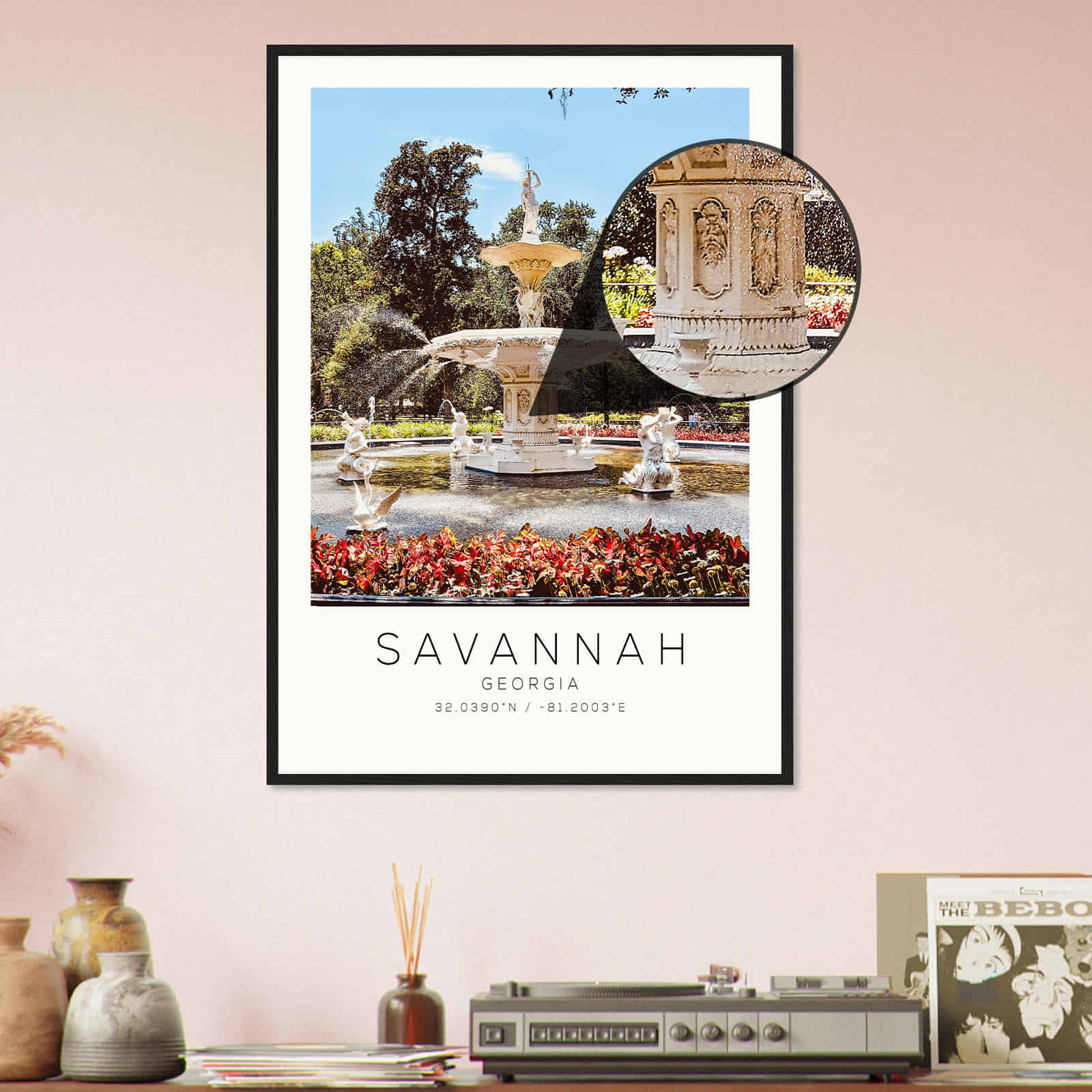 Deerfield Kansas Map Poster, Modern Home Decor Wall Art Print (Copy)