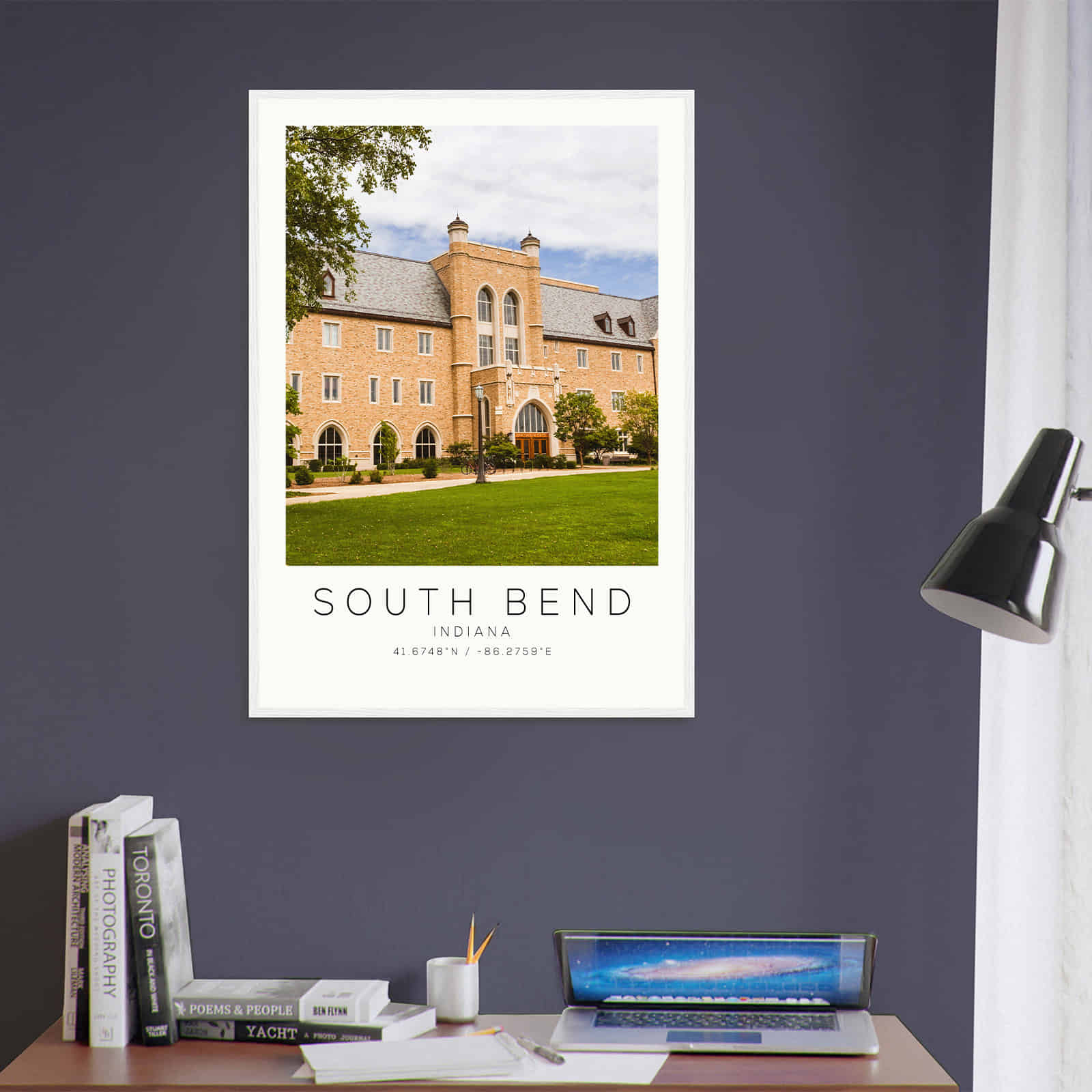 Deerfield Kansas Map Poster, Modern Home Decor Wall Art Print (Copy)