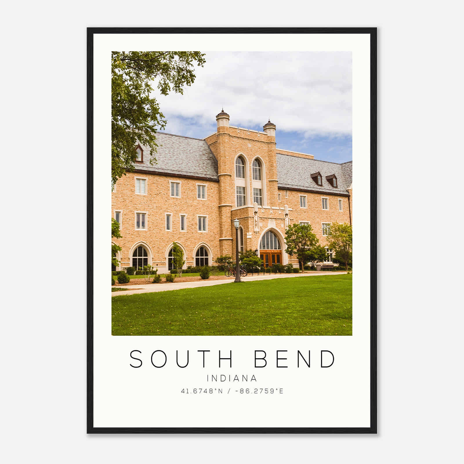 South Bend Indiana Photo Travel Poster, South Bend Travel Print, Minimalist Travel Print DS2 South Bend Indiana Photo Travel Poster, South Bend Travel Print, Minimalist Travel Print DS2