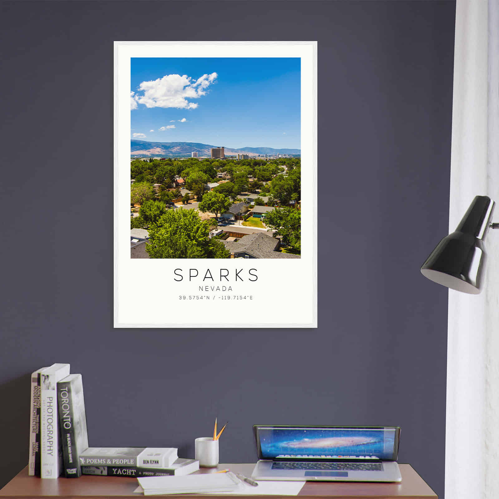 Deerfield Kansas Map Poster, Modern Home Decor Wall Art Print (Copy)