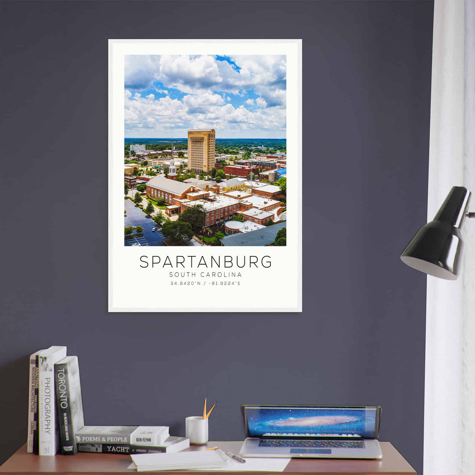 Deerfield Kansas Map Poster, Modern Home Decor Wall Art Print (Copy)