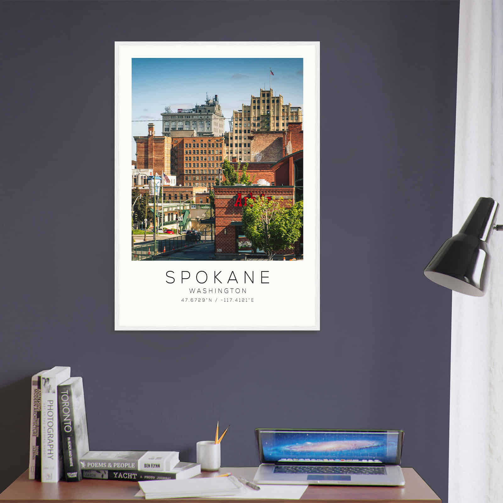 Deerfield Kansas Map Poster, Modern Home Decor Wall Art Print (Copy)