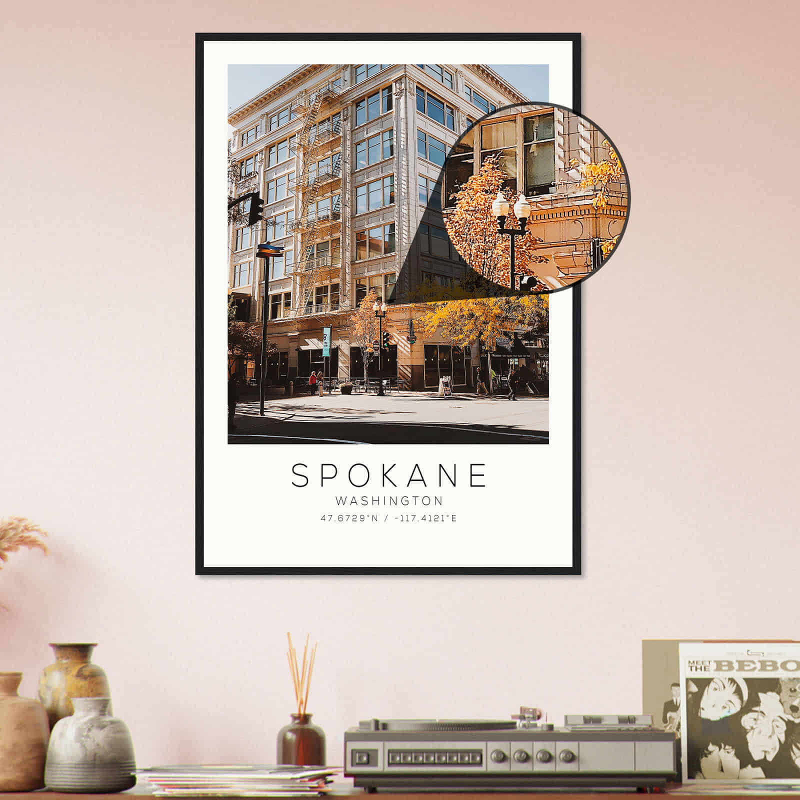 Deerfield Kansas Map Poster, Modern Home Decor Wall Art Print (Copy)