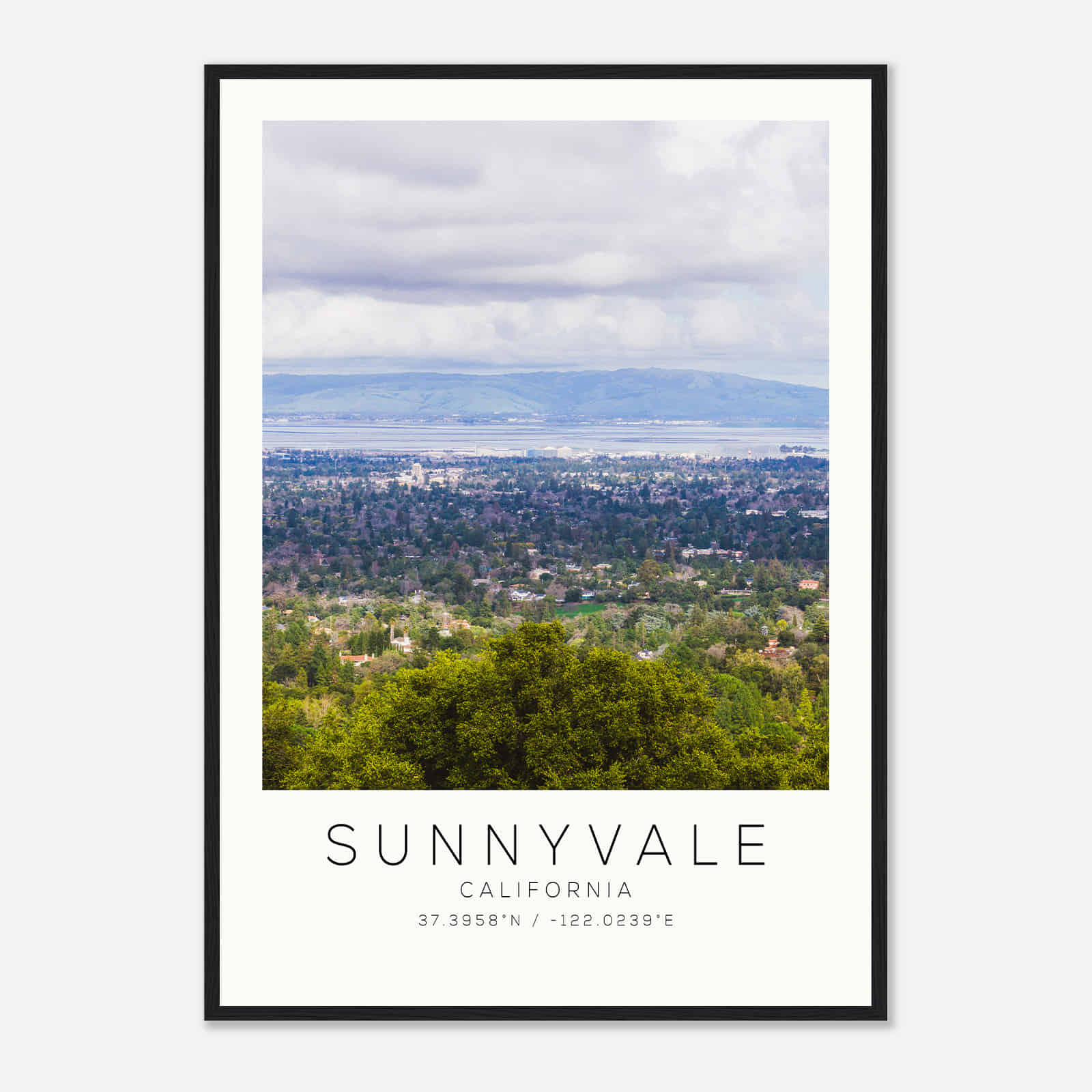Sunnyvale California Photo Travel Poster, Sunnyvale Travel Print, Minimalist Travel Print Sunnyvale California Photo Travel Poster, Sunnyvale Travel Print, Minimalist Travel Print