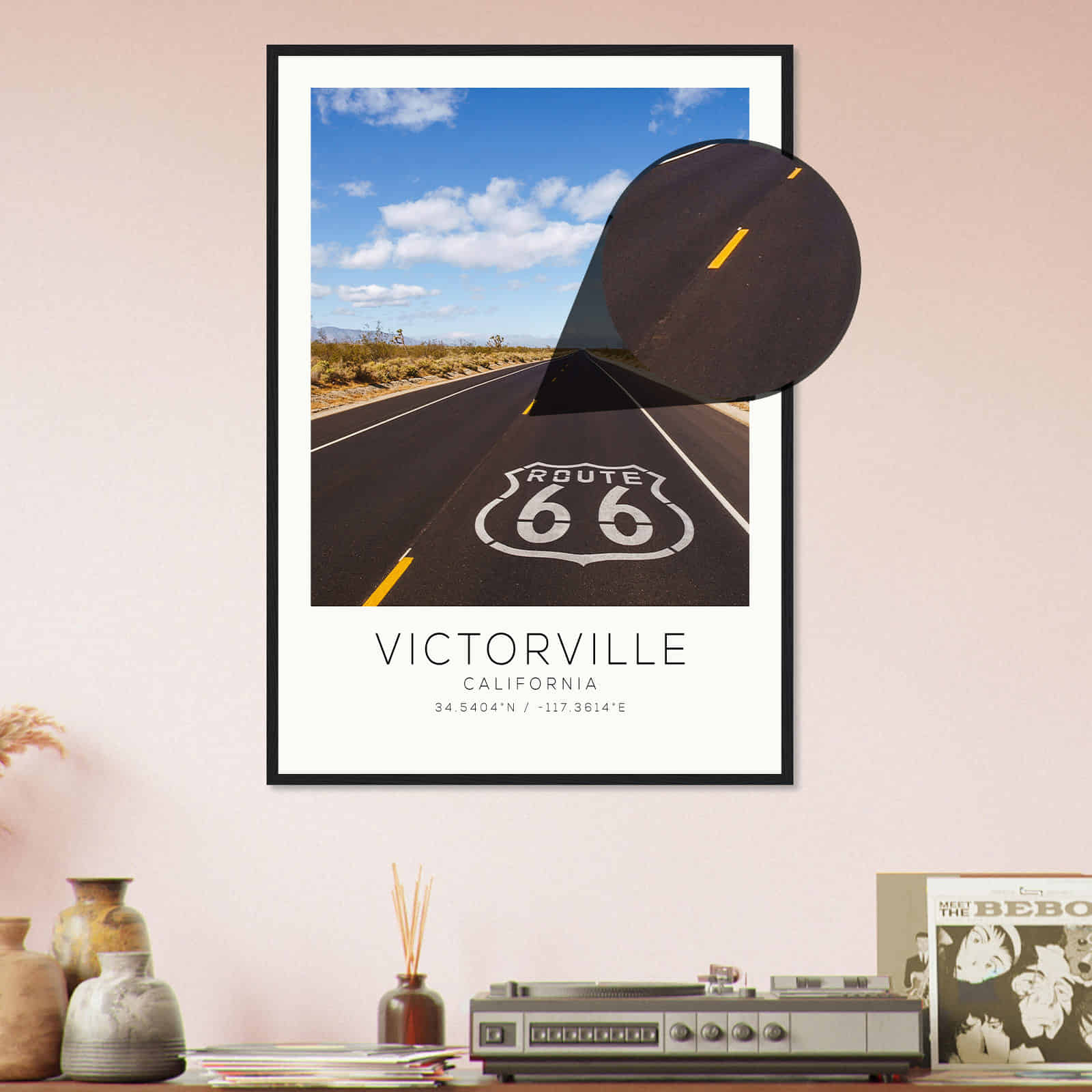 Deerfield Kansas Map Poster, Modern Home Decor Wall Art Print (Copy)