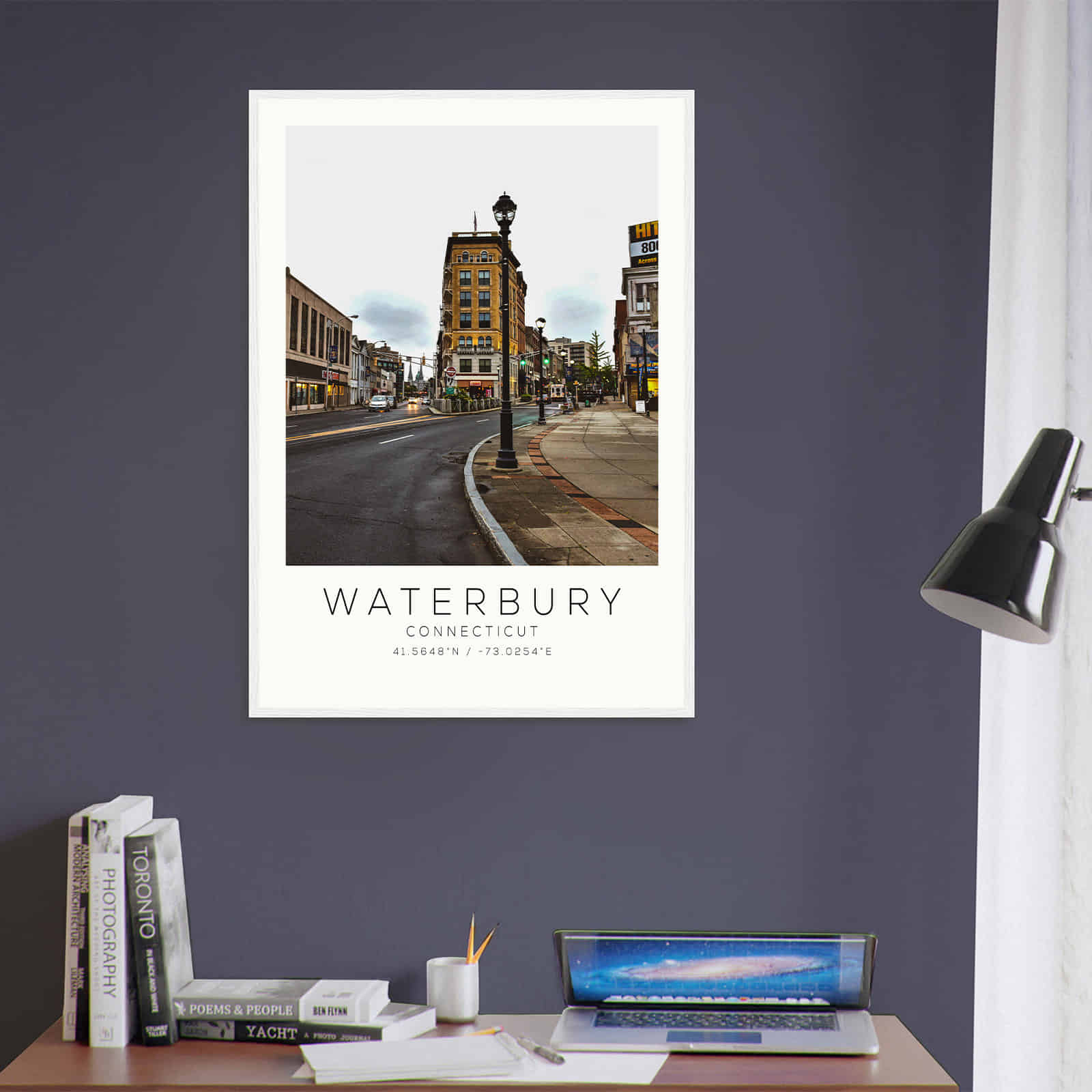 Deerfield Kansas Map Poster, Modern Home Decor Wall Art Print (Copy)