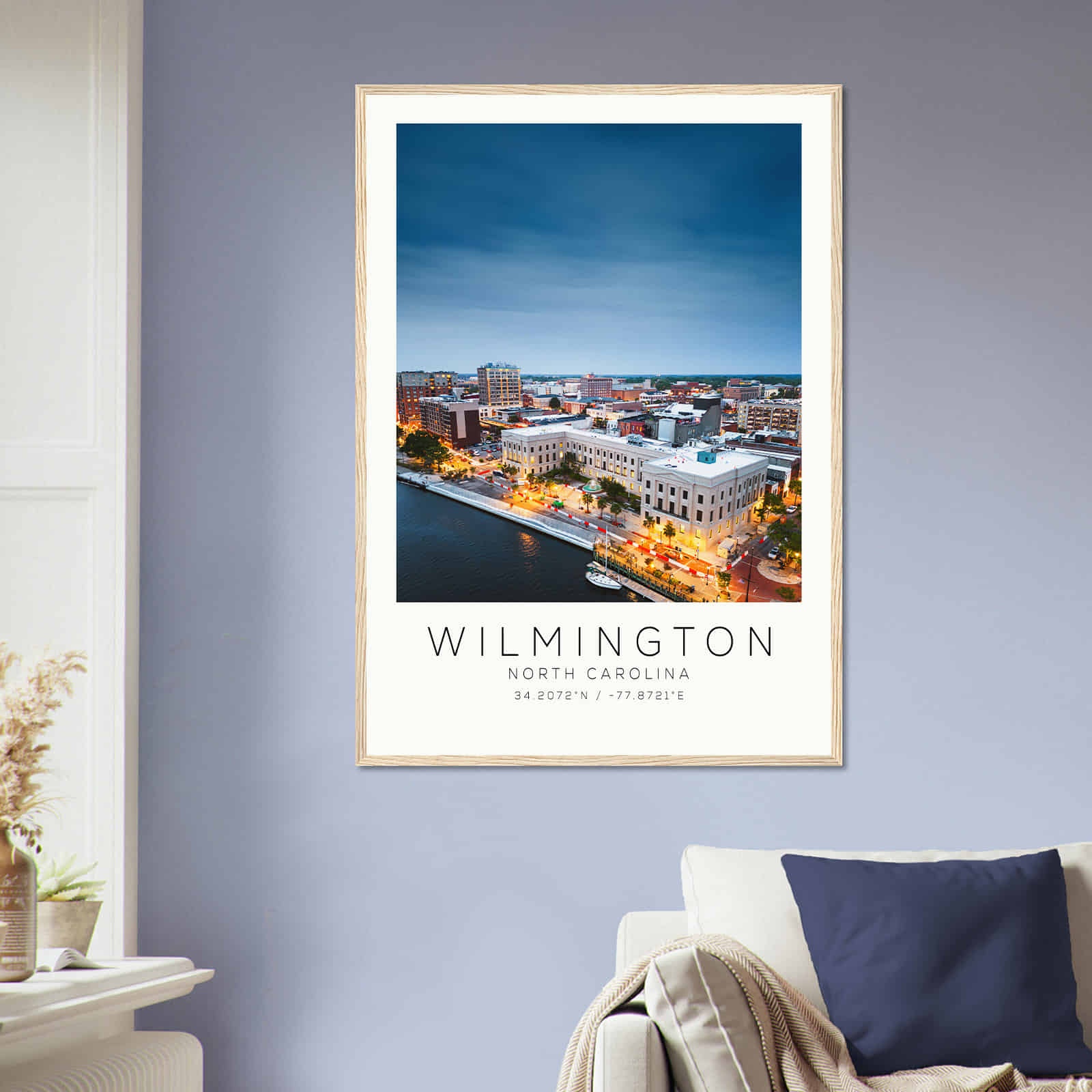 Deerfield Kansas Map Poster, Modern Home Decor Wall Art Print (Copy)