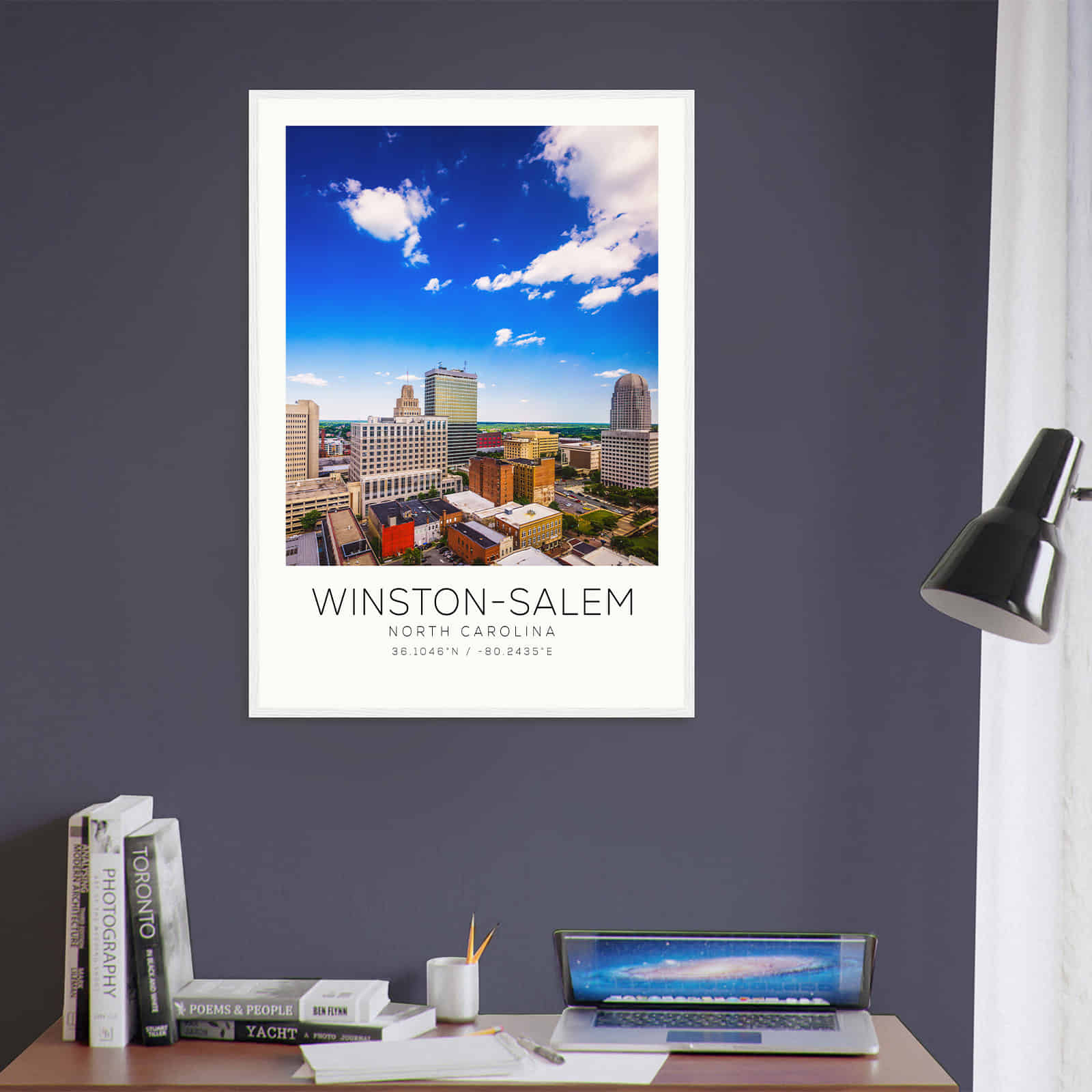 Deerfield Kansas Map Poster, Modern Home Decor Wall Art Print (Copy)