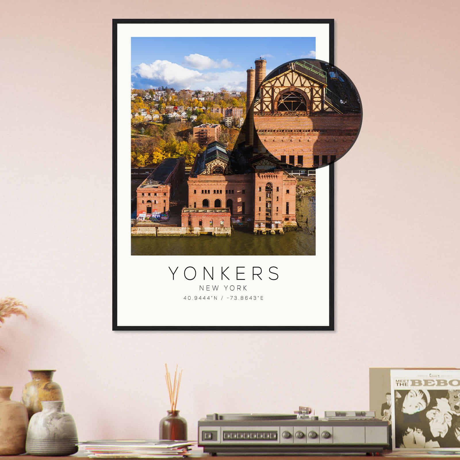 Deerfield Kansas Map Poster, Modern Home Decor Wall Art Print (Copy)