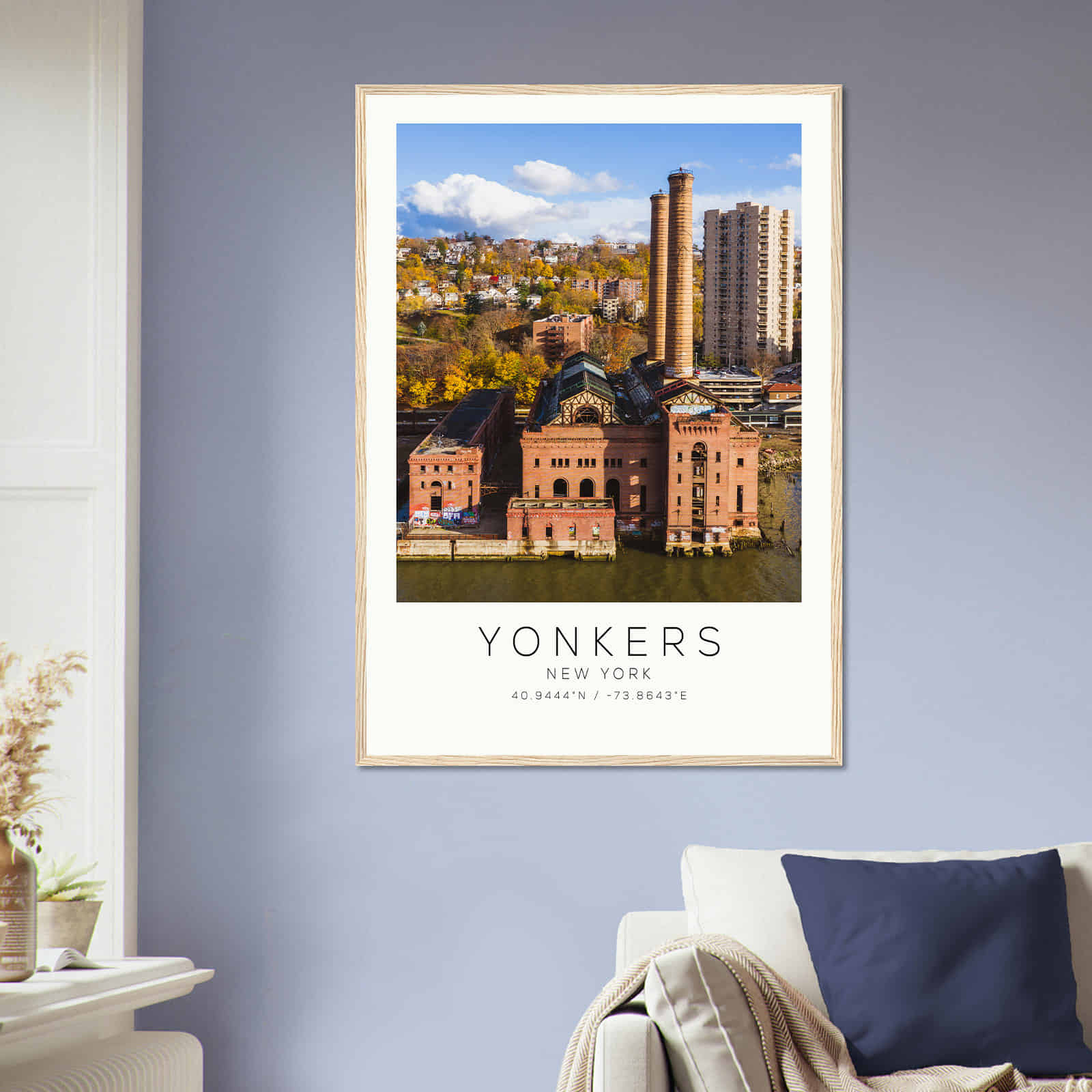 Deerfield Kansas Map Poster, Modern Home Decor Wall Art Print (Copy)