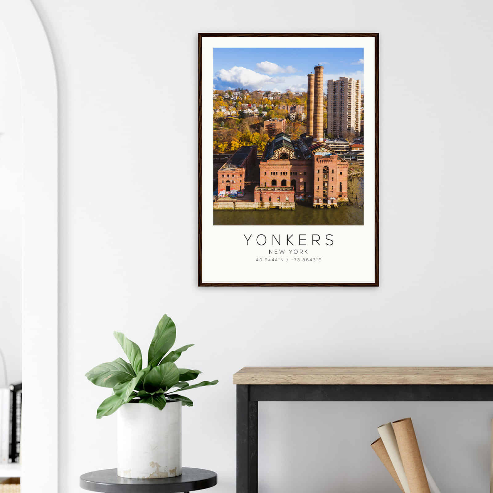 Deerfield Kansas Map Poster, Modern Home Decor Wall Art Print (Copy)