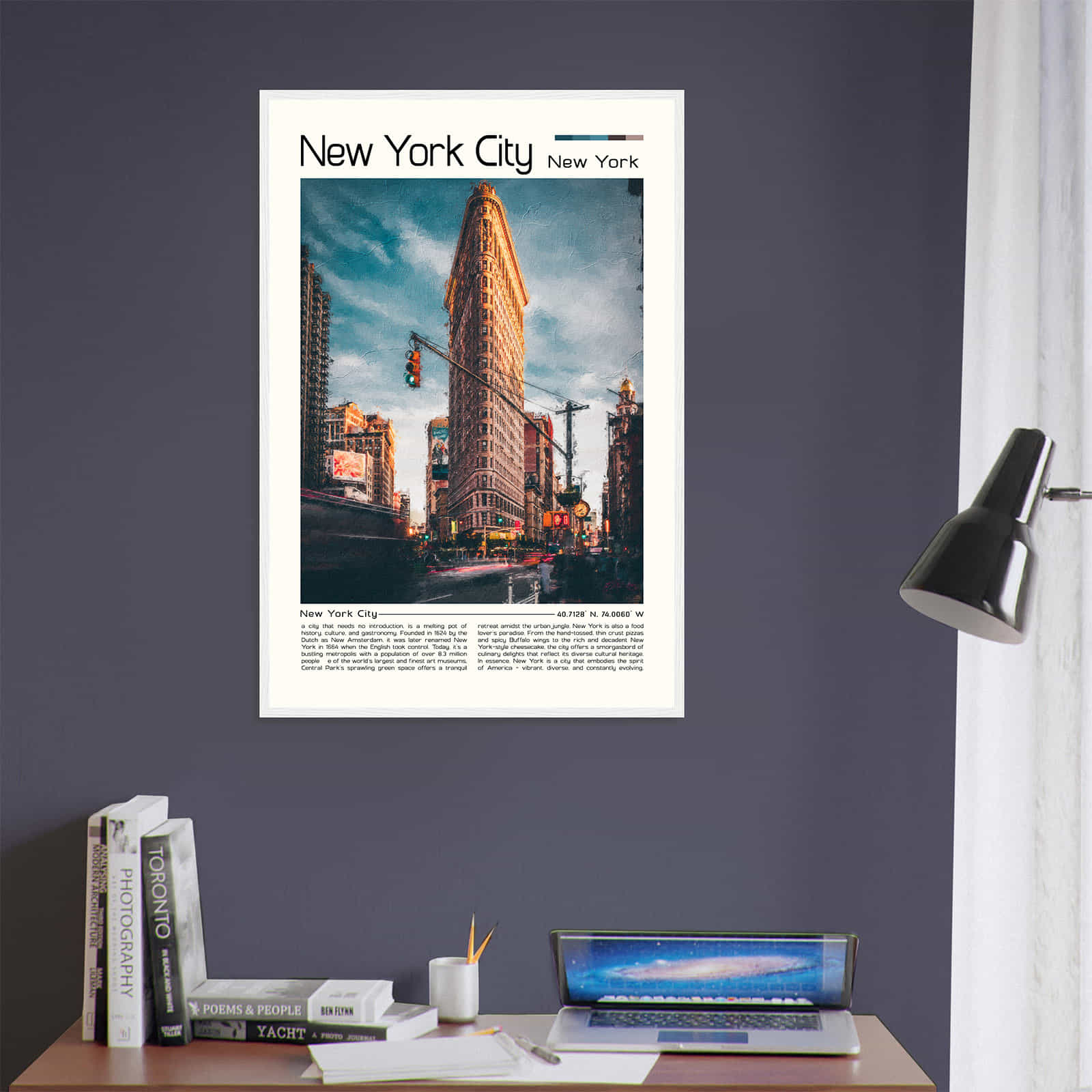 Deerfield Kansas Map Poster, Modern Home Decor Wall Art Print (Copy)