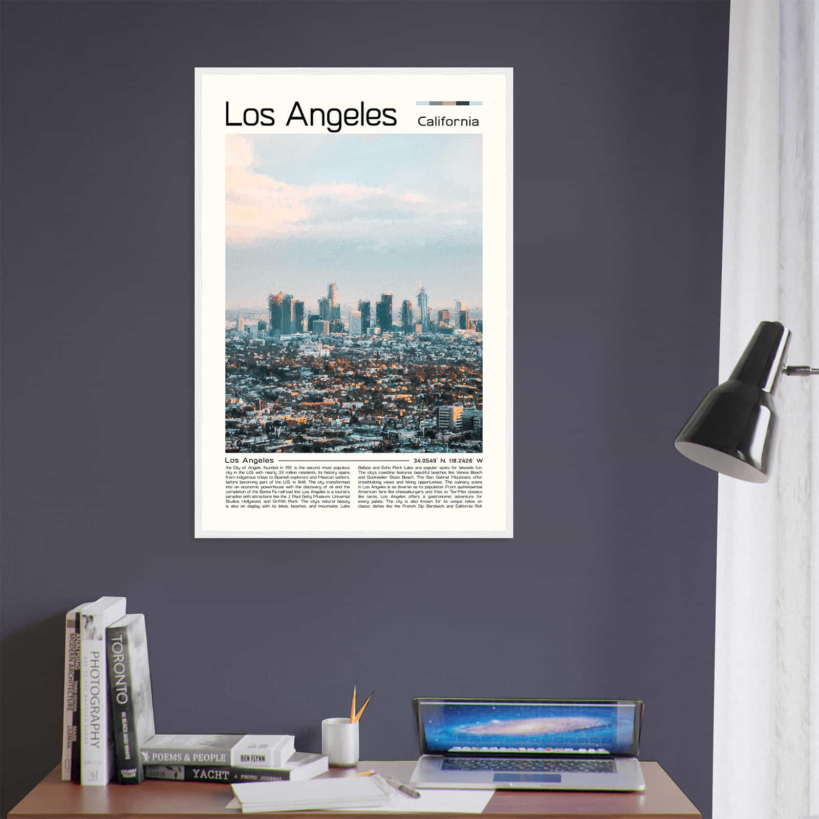 Deerfield Kansas Map Poster, Modern Home Decor Wall Art Print (Copy)