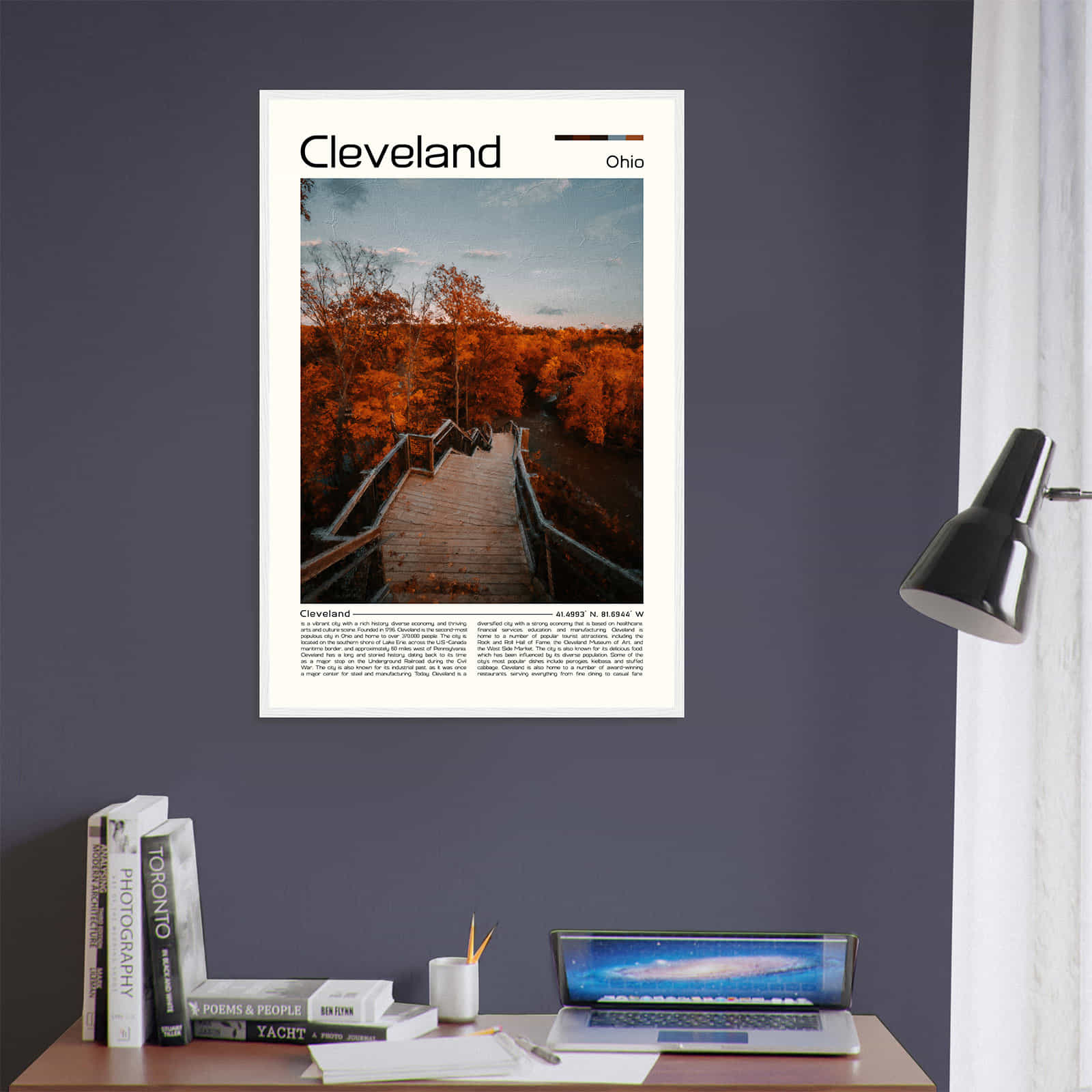 Deerfield Kansas Map Poster, Modern Home Decor Wall Art Print (Copy)