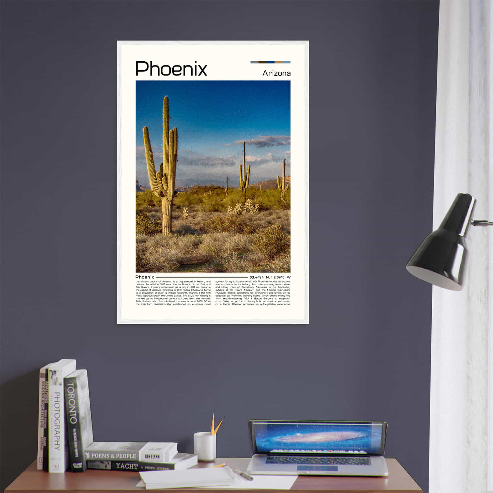 Deerfield Kansas Map Poster, Modern Home Decor Wall Art Print (Copy)