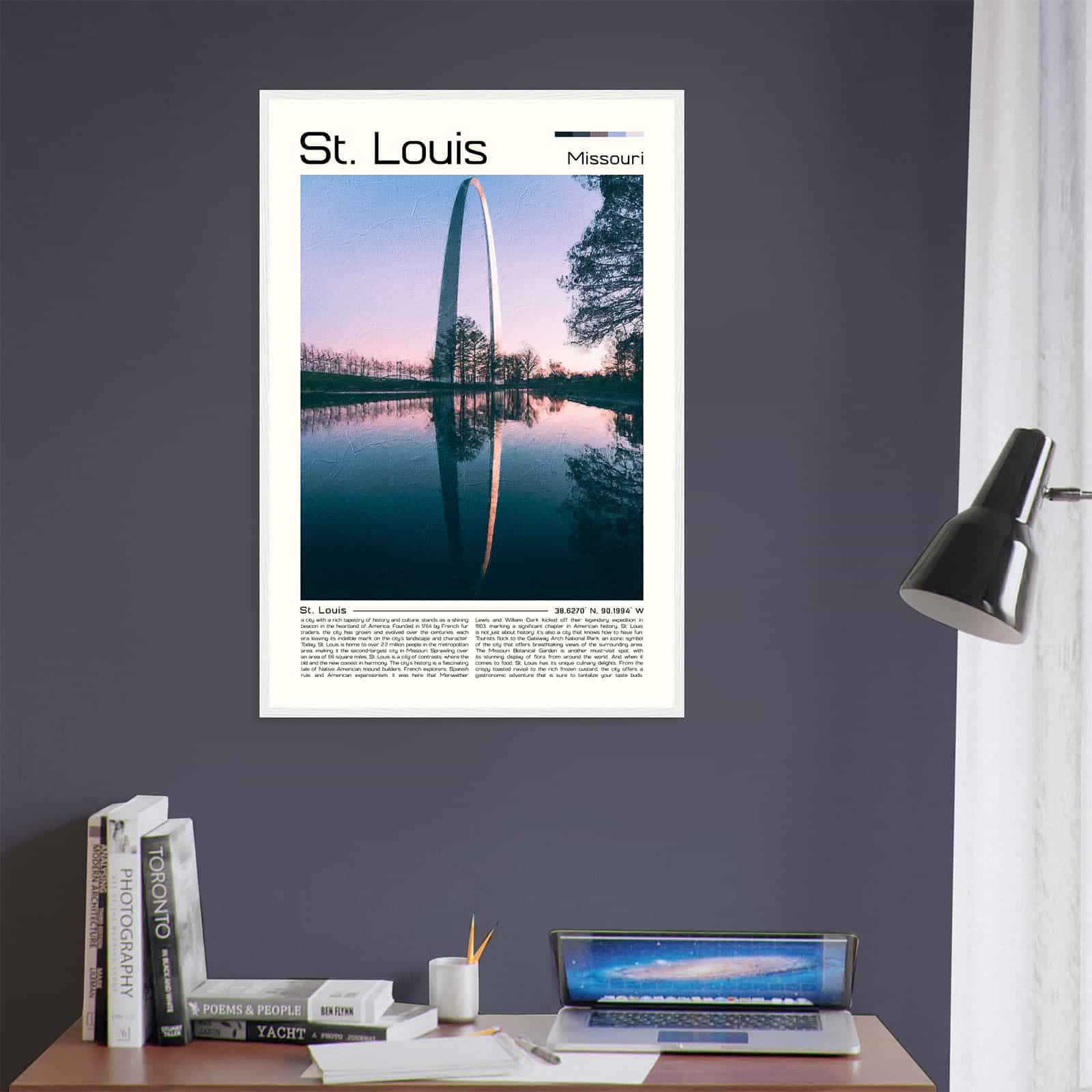 Deerfield Kansas Map Poster, Modern Home Decor Wall Art Print (Copy)