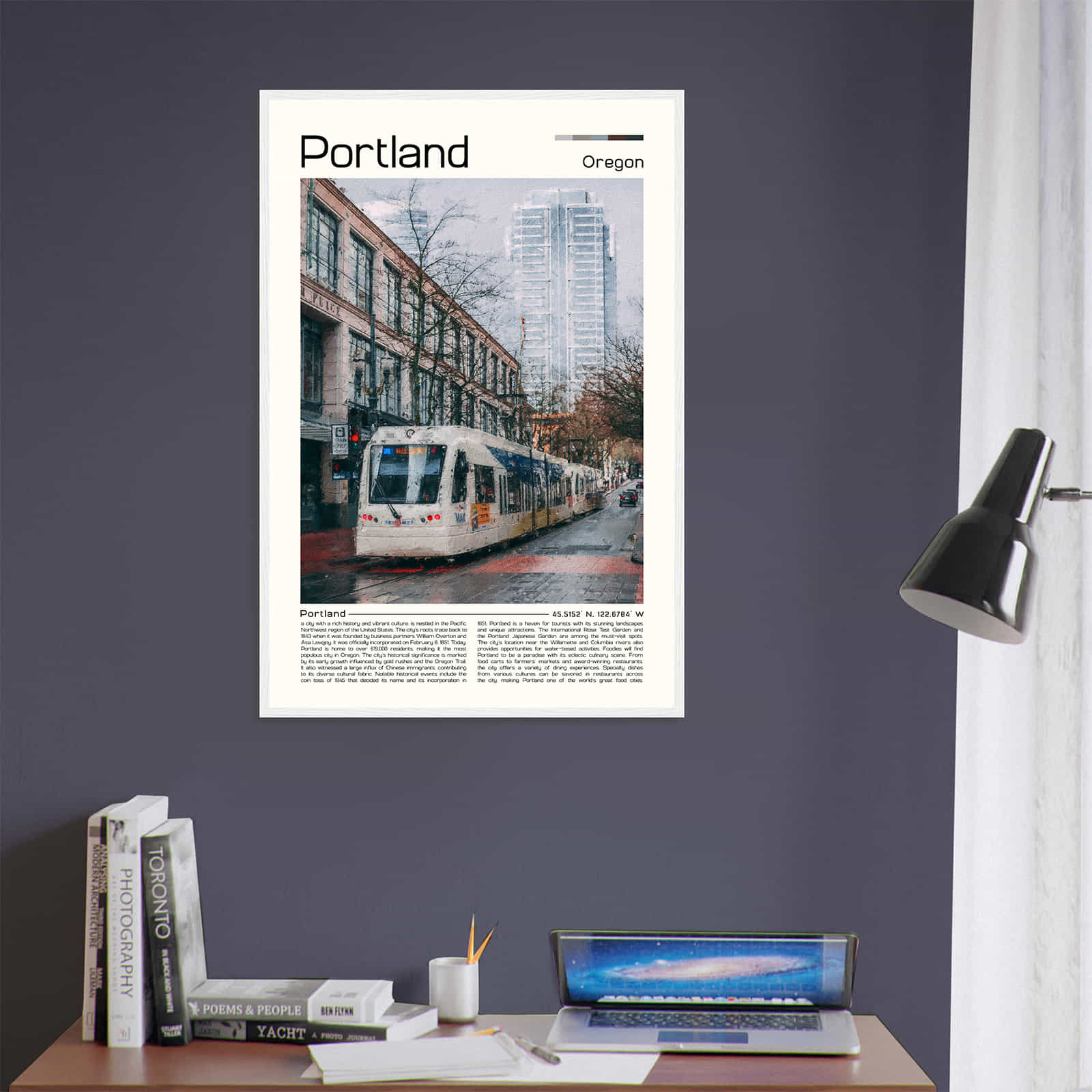 Deerfield Kansas Map Poster, Modern Home Decor Wall Art Print (Copy)