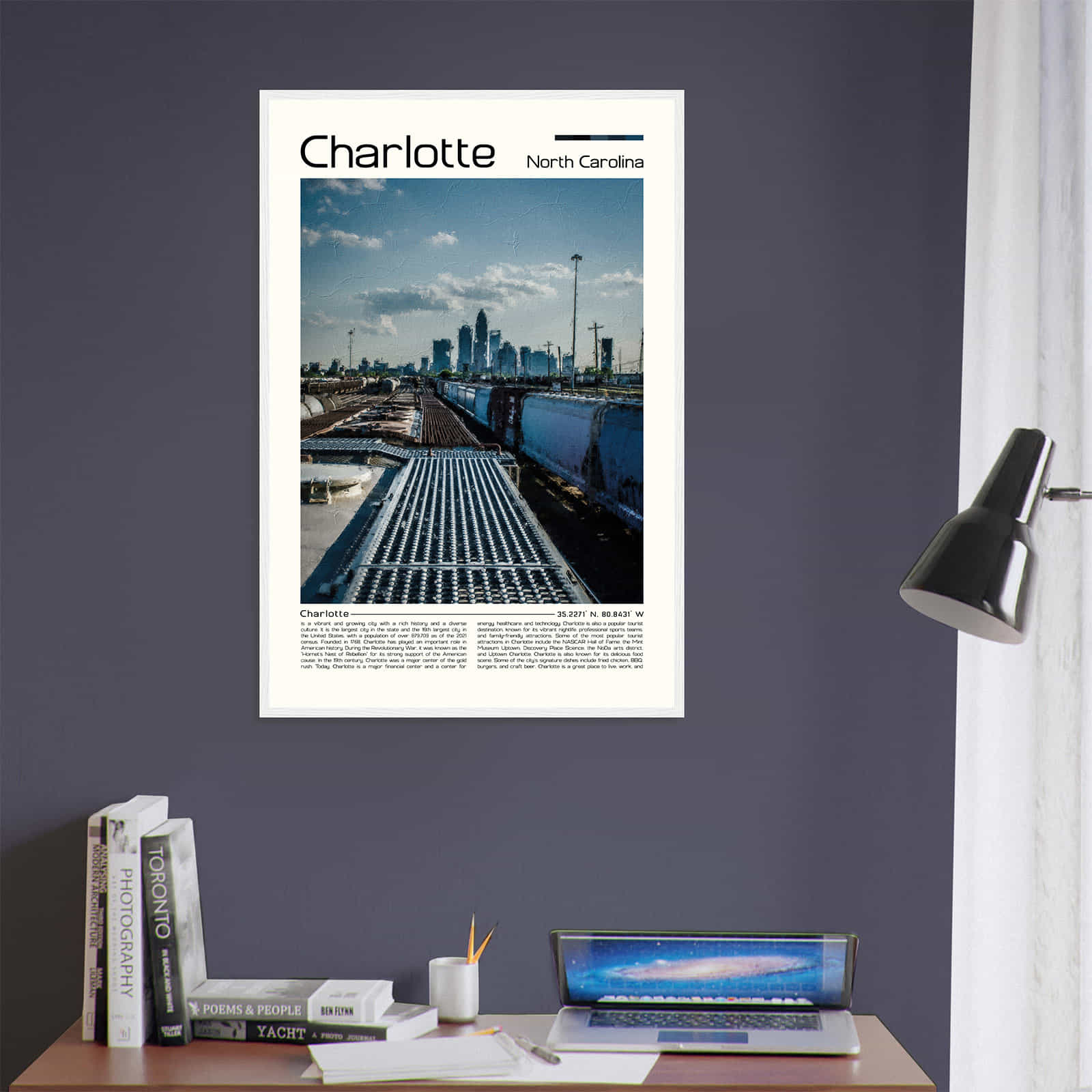 Deerfield Kansas Map Poster, Modern Home Decor Wall Art Print (Copy)