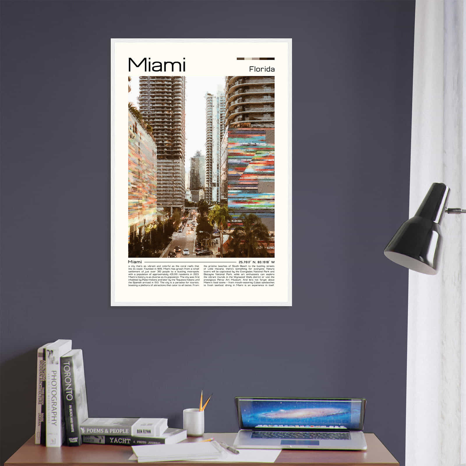 Deerfield Kansas Map Poster, Modern Home Decor Wall Art Print (Copy)