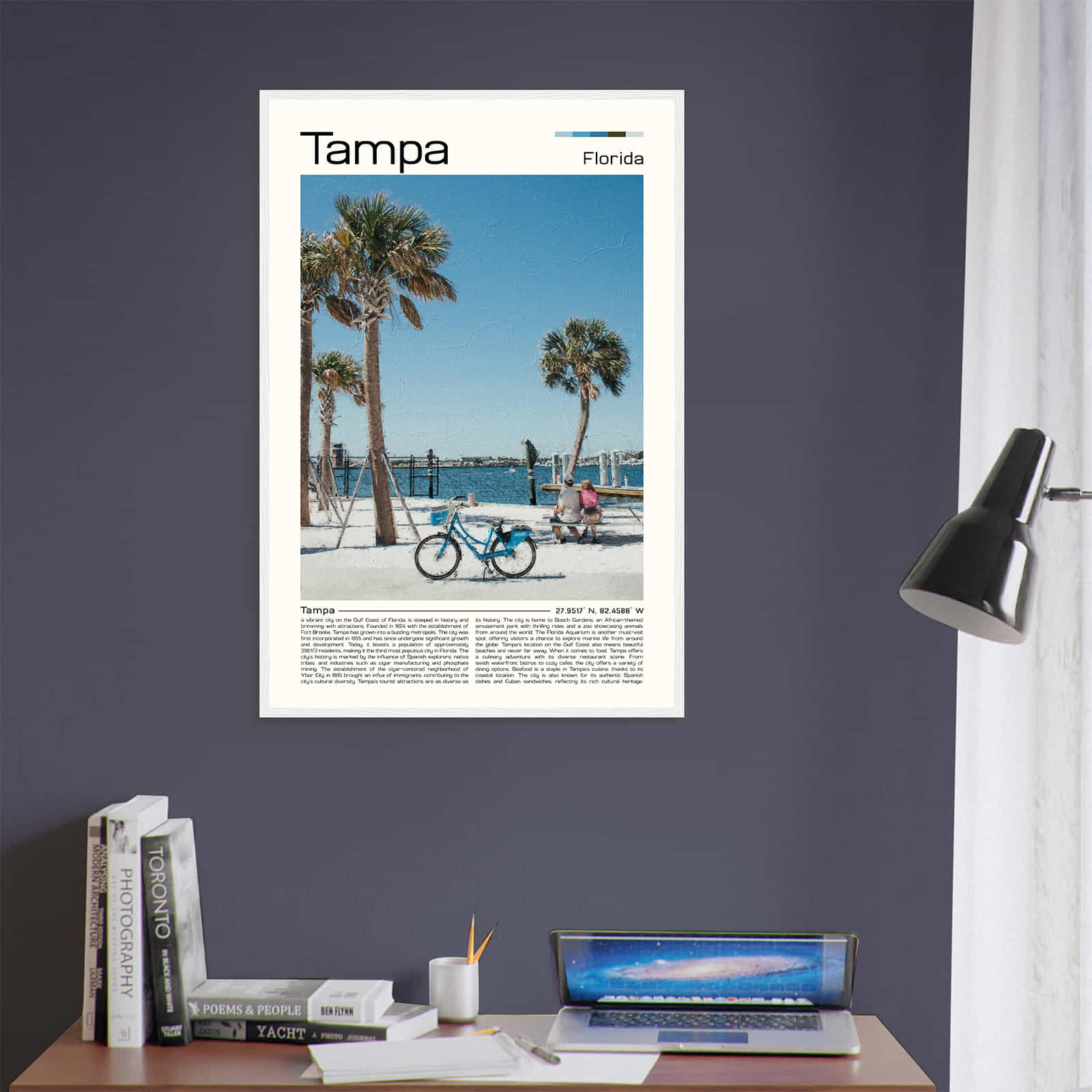 Deerfield Kansas Map Poster, Modern Home Decor Wall Art Print (Copy)