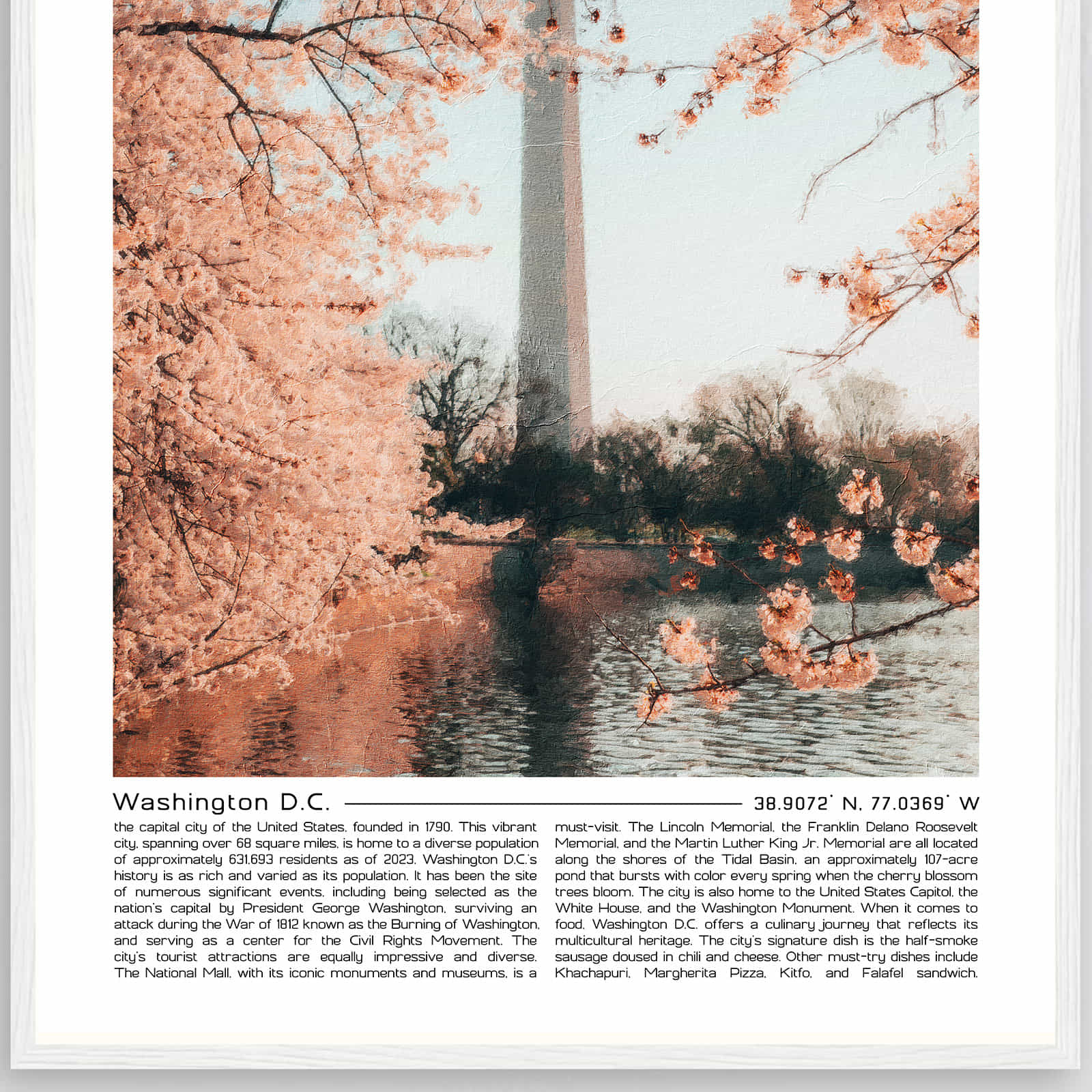 Deerfield Kansas Map Poster, Modern Home Decor Wall Art Print (Copy)