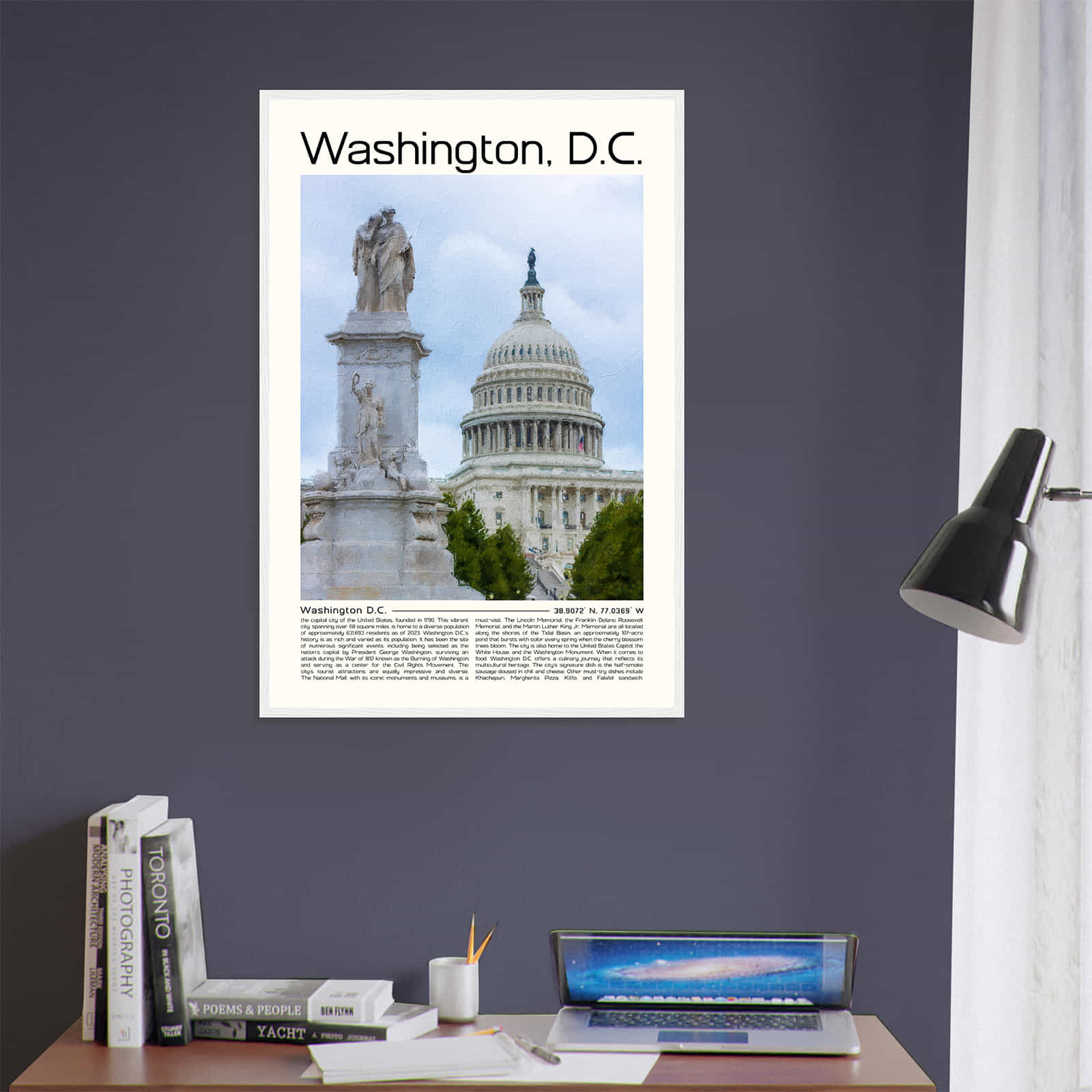 Deerfield Kansas Map Poster, Modern Home Decor Wall Art Print (Copy)