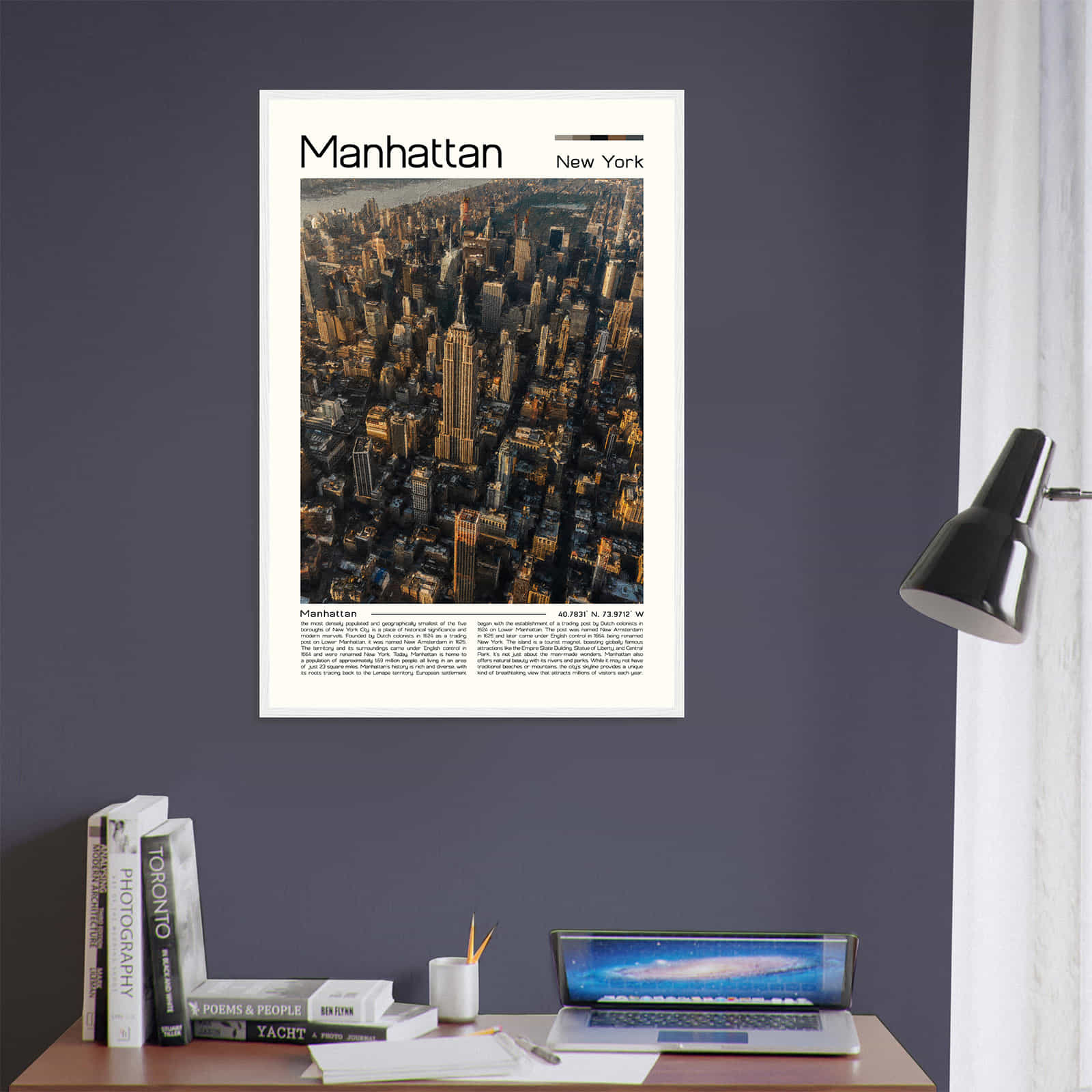 Deerfield Kansas Map Poster, Modern Home Decor Wall Art Print (Copy)