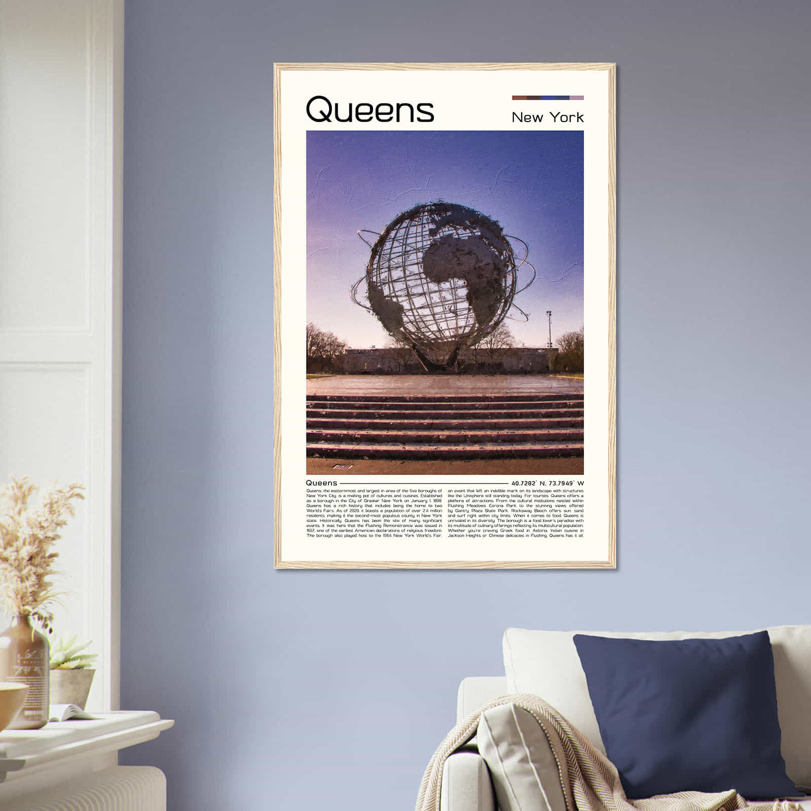 Deerfield Kansas Map Poster, Modern Home Decor Wall Art Print (Copy)