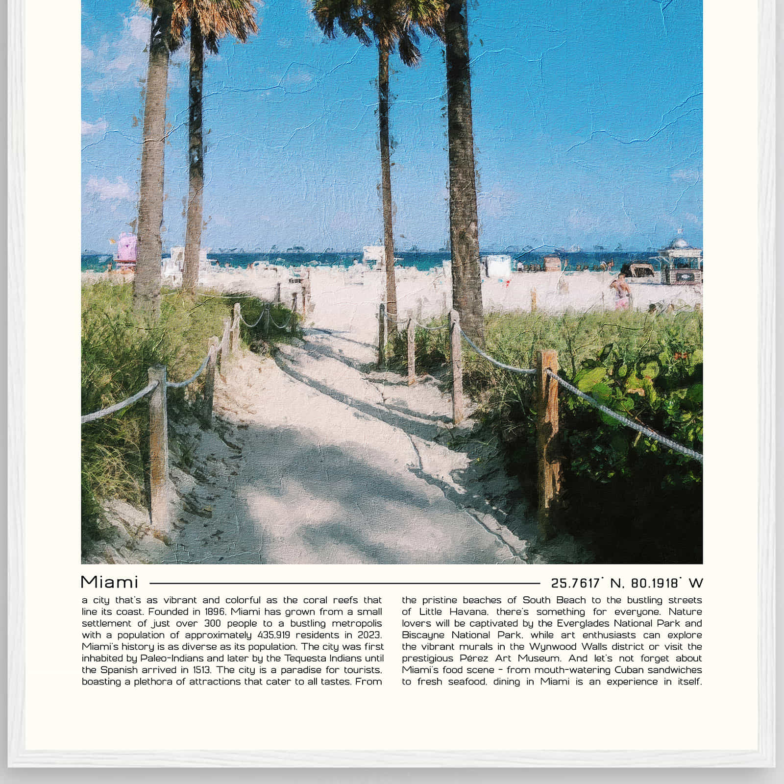 Deerfield Kansas Map Poster, Modern Home Decor Wall Art Print (Copy)