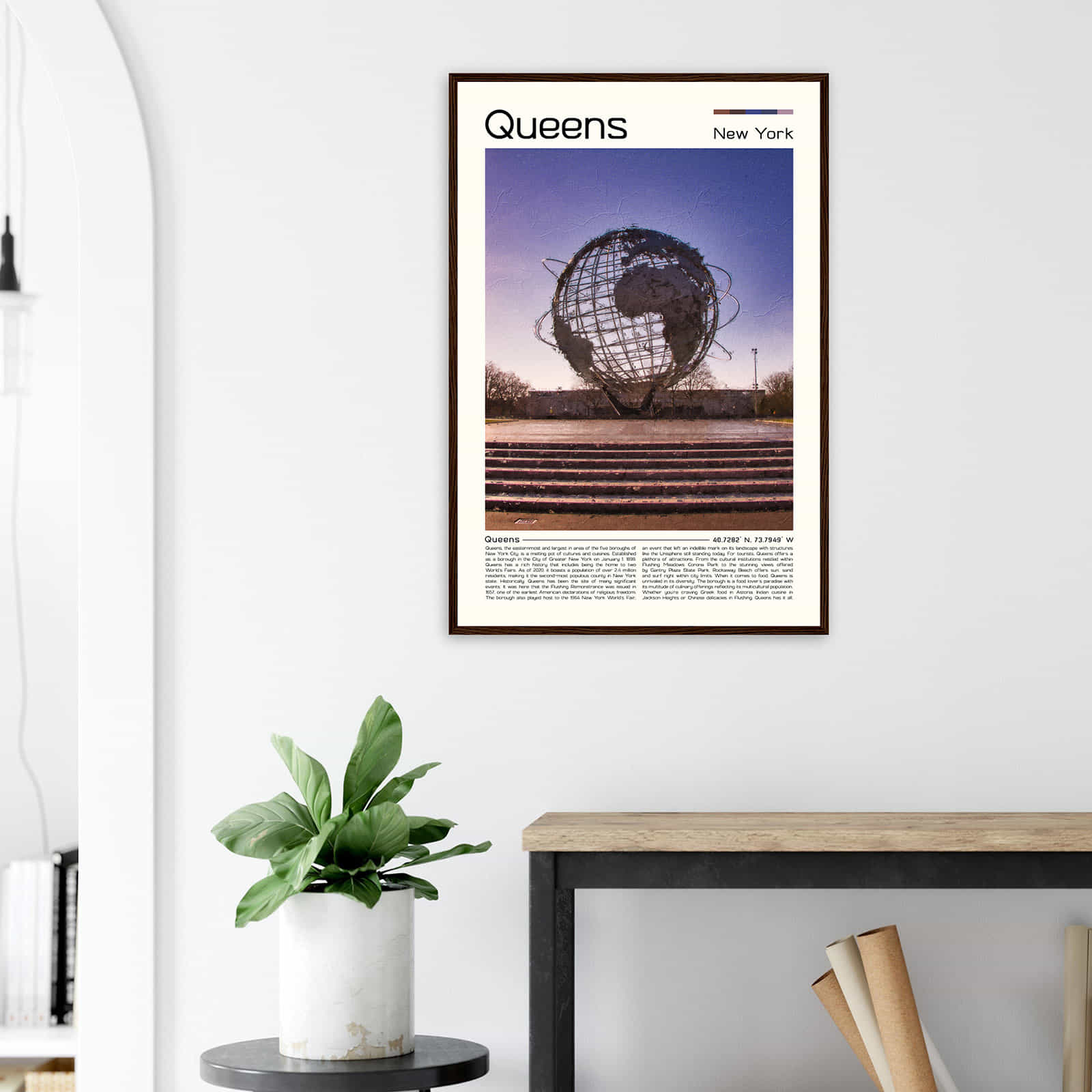 Deerfield Kansas Map Poster, Modern Home Decor Wall Art Print (Copy)