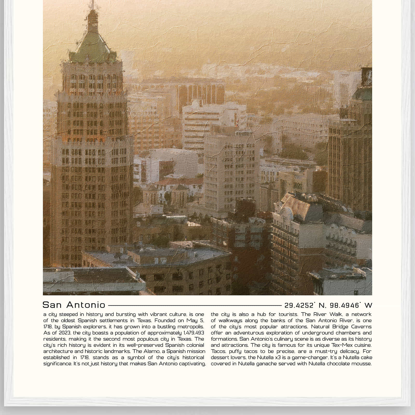 Deerfield Kansas Map Poster, Modern Home Decor Wall Art Print (Copy)