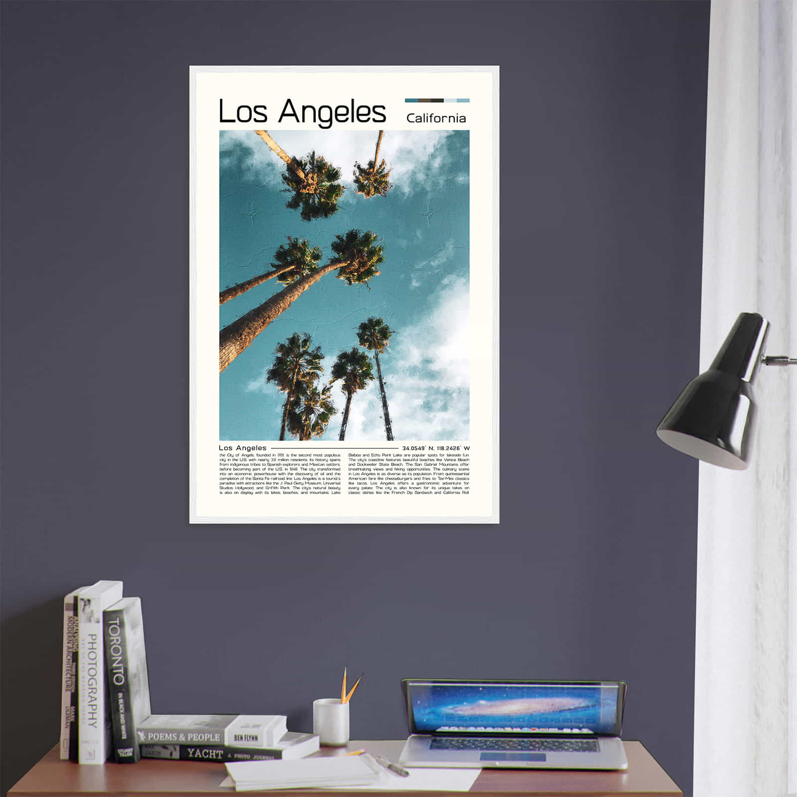 Deerfield Kansas Map Poster, Modern Home Decor Wall Art Print (Copy)