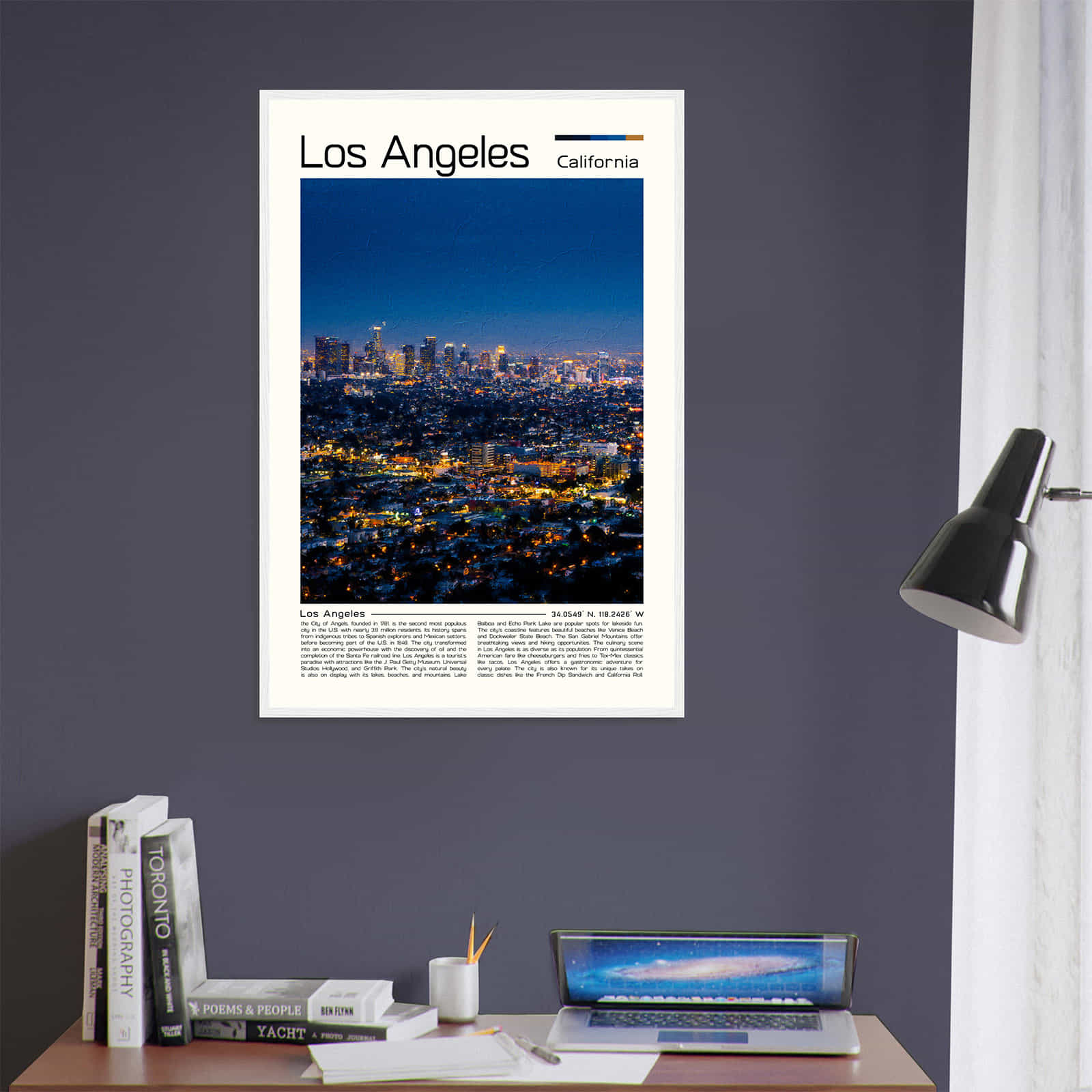 Deerfield Kansas Map Poster, Modern Home Decor Wall Art Print (Copy)