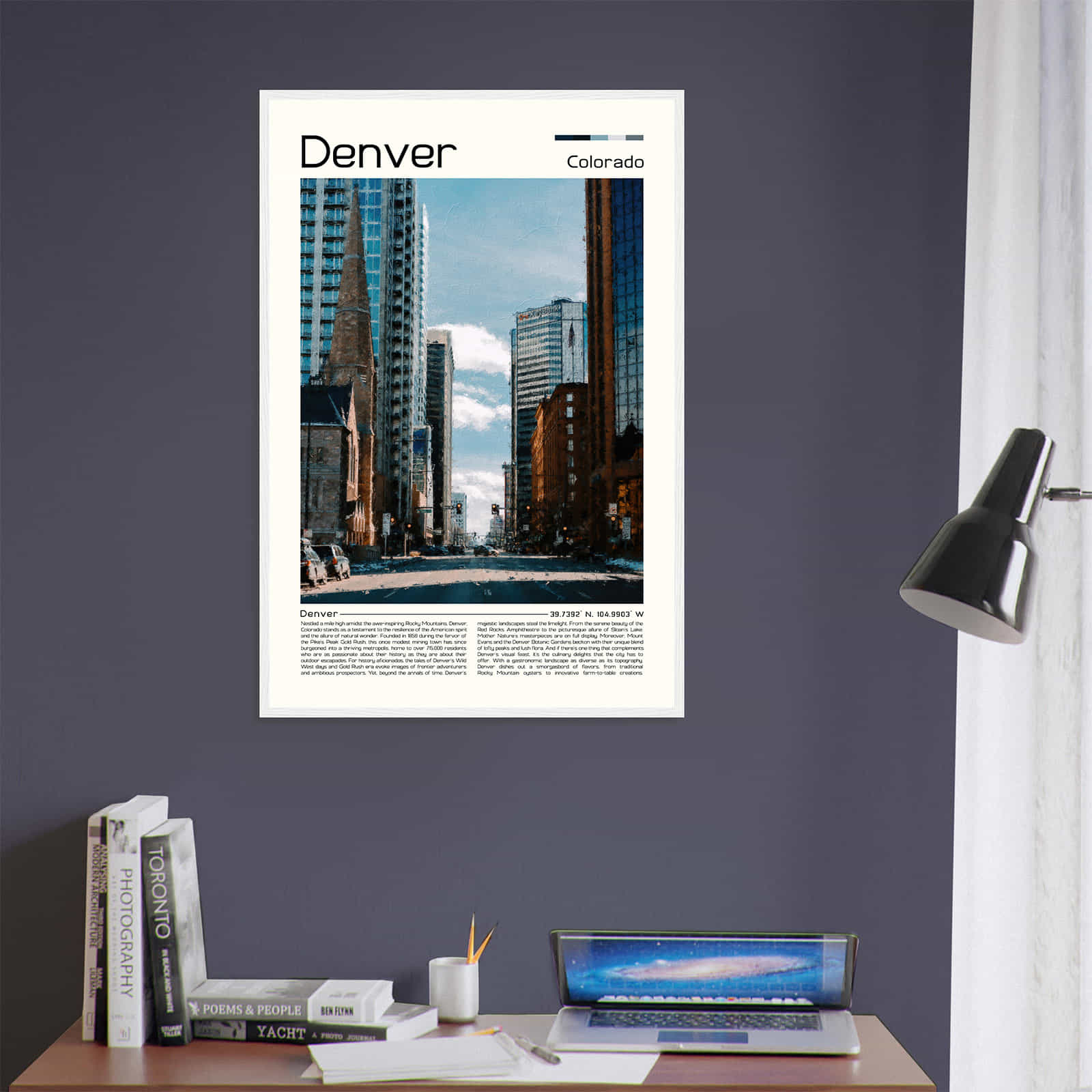 Deerfield Kansas Map Poster, Modern Home Decor Wall Art Print (Copy)