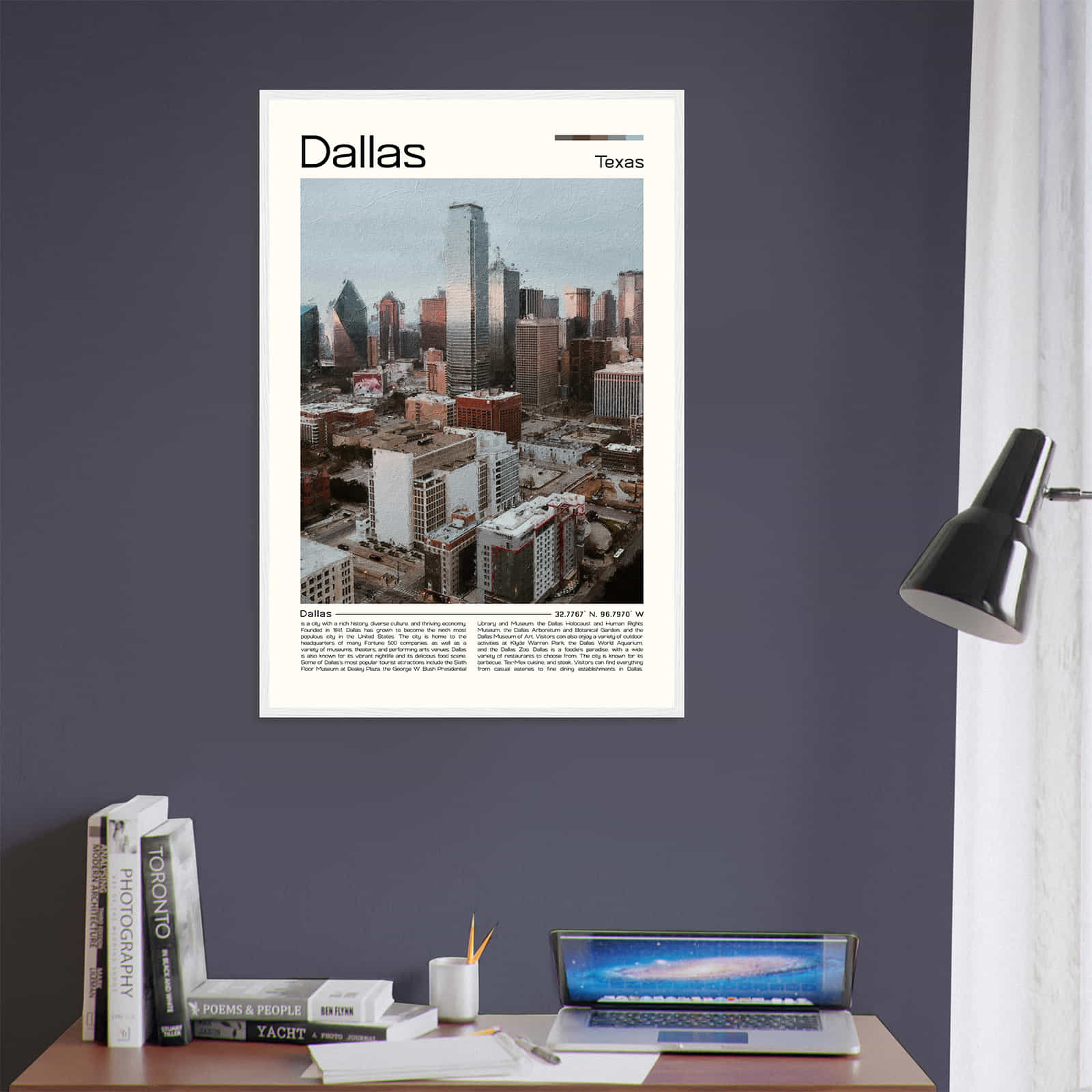 Deerfield Kansas Map Poster, Modern Home Decor Wall Art Print (Copy)